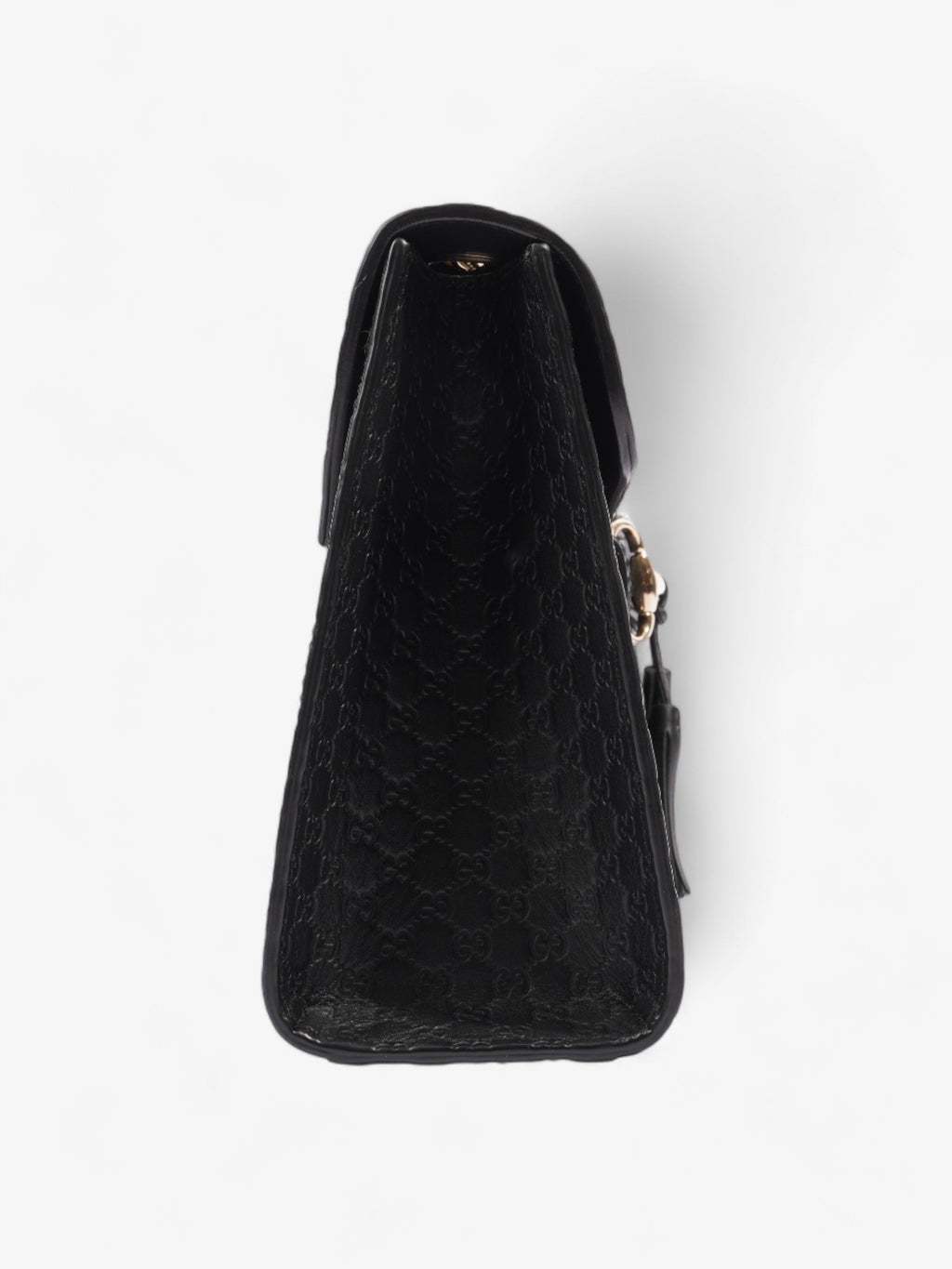 Gucci Emily Guccissima Chain Black Leather Medium