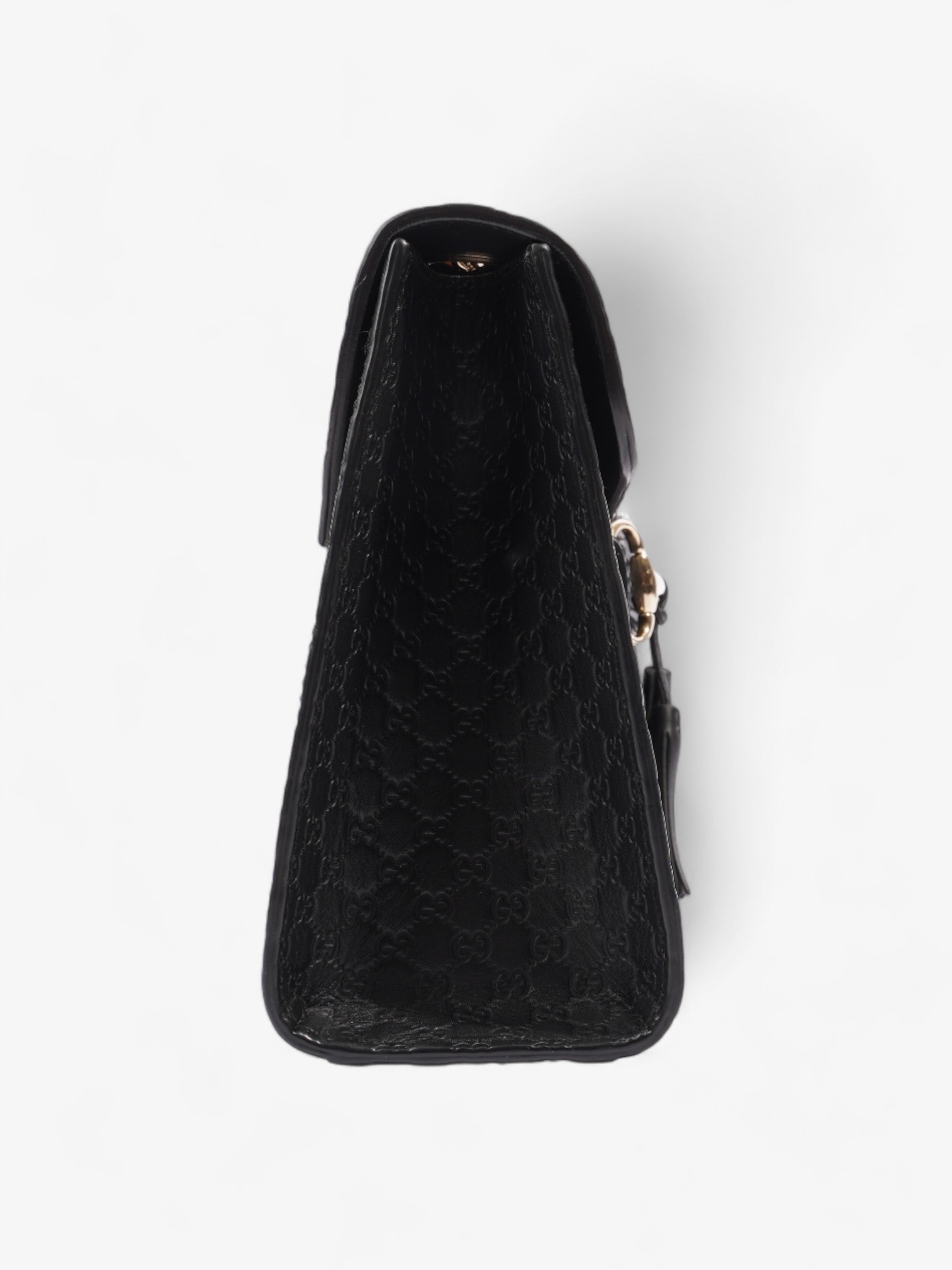 Gucci Emily Guccissima Chain Black Leather Medium