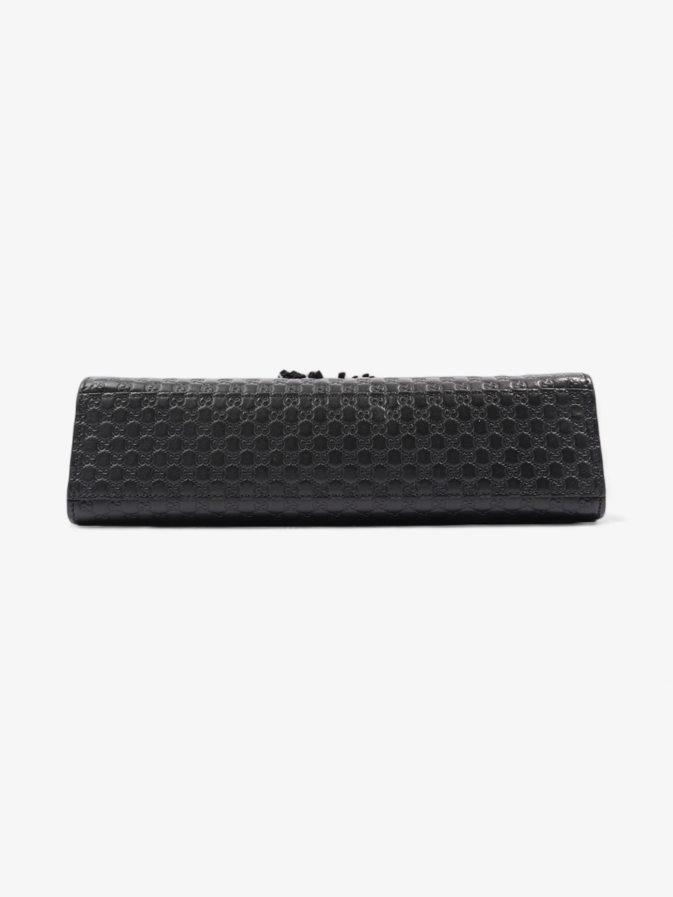 Gucci Emily Guccissima Chain Black Leather Medium