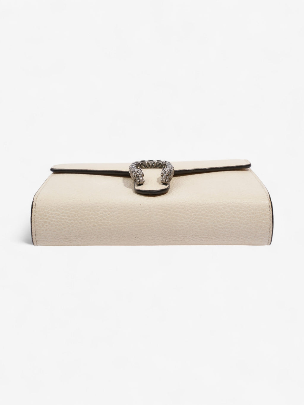 Gucci Dionysus Chain Wallet White Leather