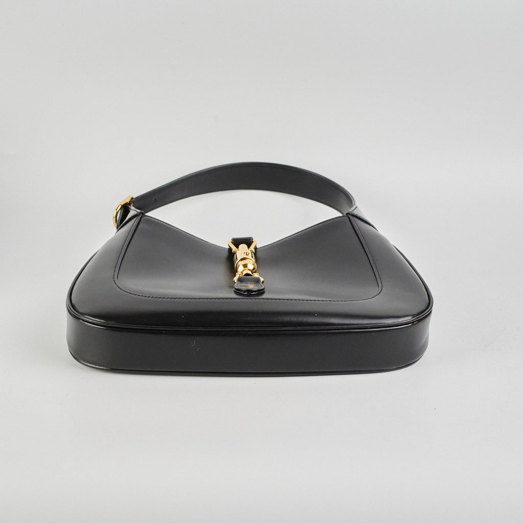 Gucci Jackie Small Black Leather Shoulder Bag