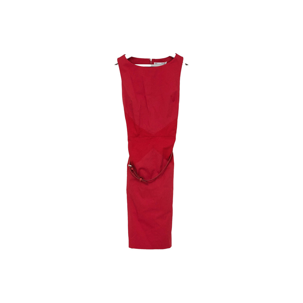 Christian Dior Pink/Red Dress Size US 8