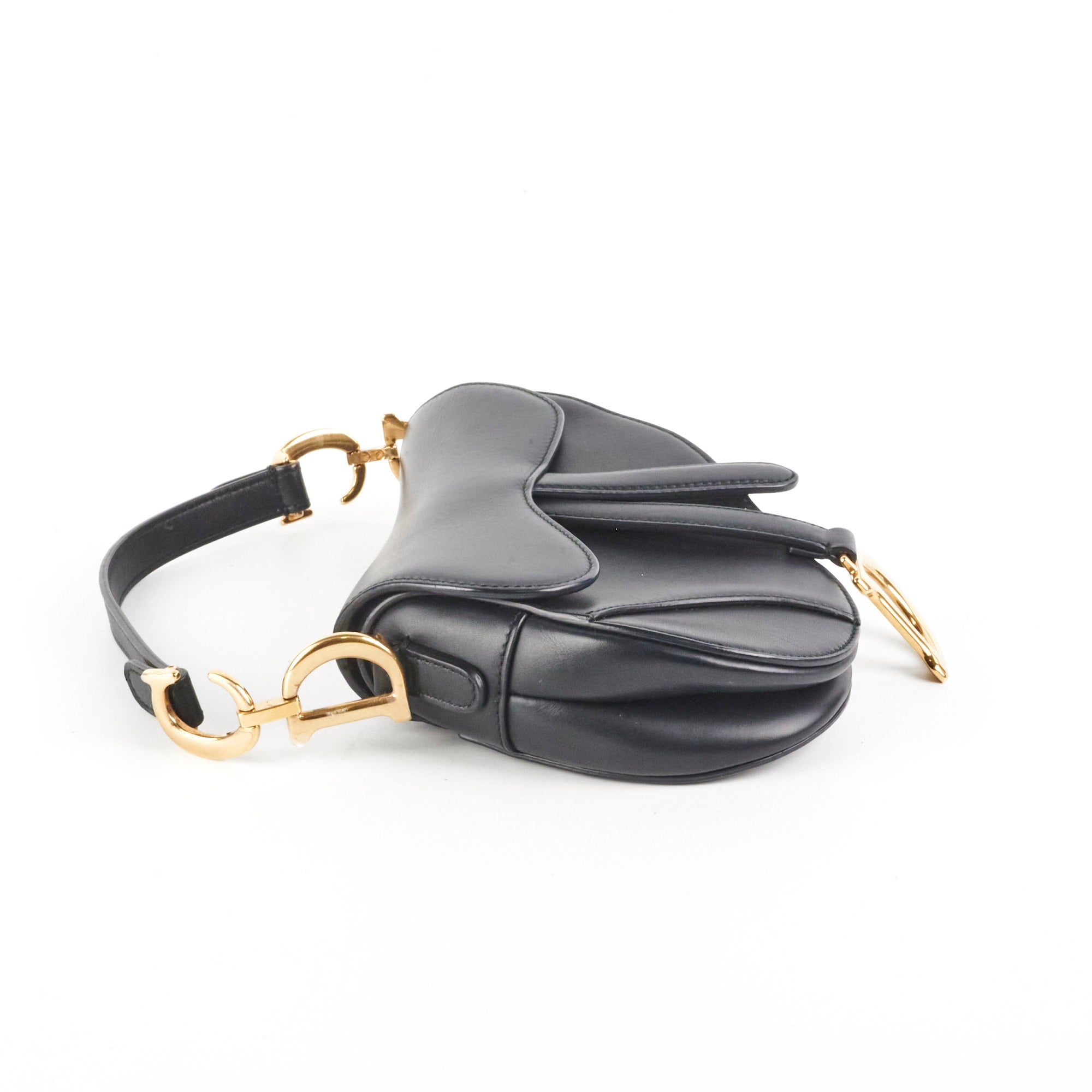 Christian Dior Mini Saddle Black