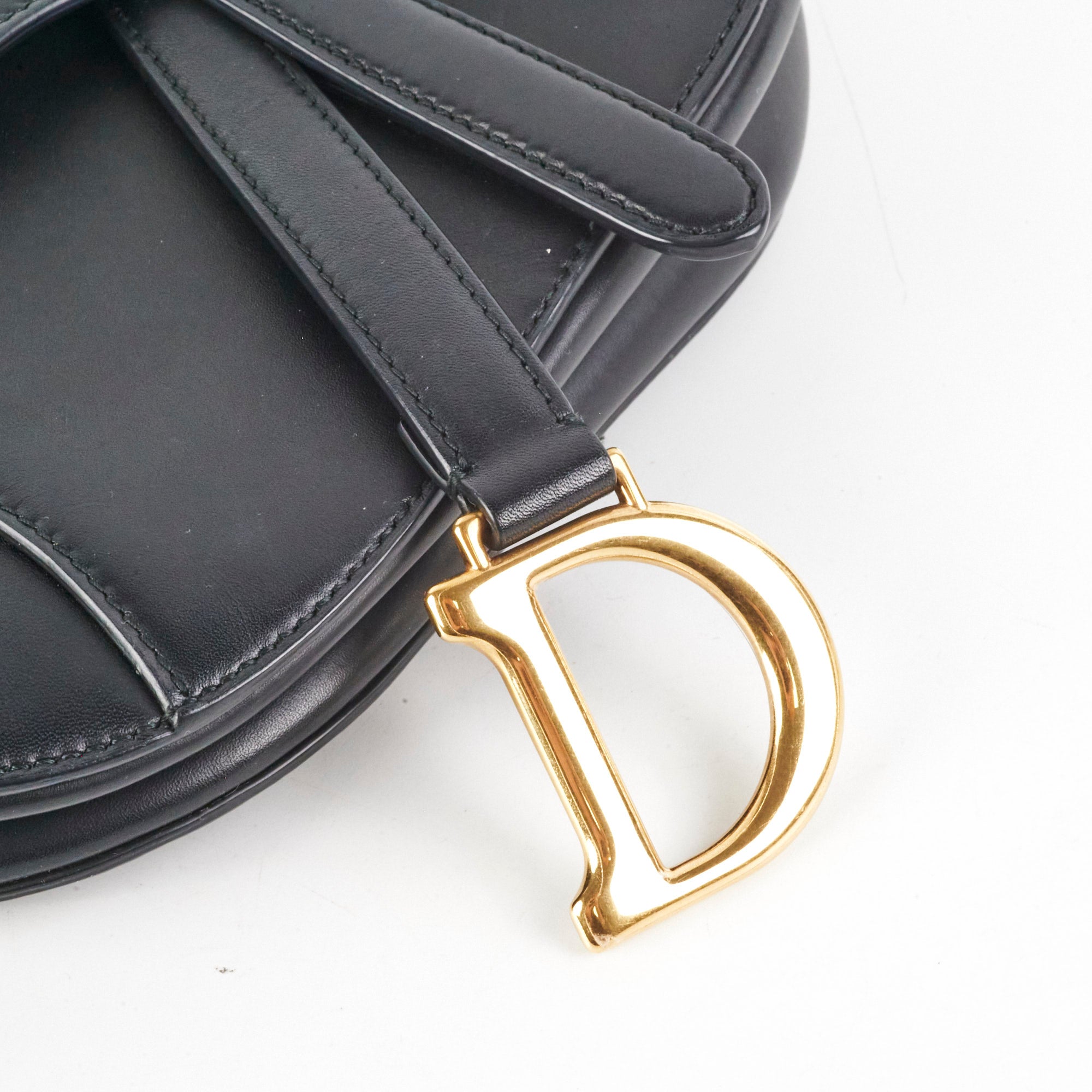 Christian Dior Mini Saddle Black