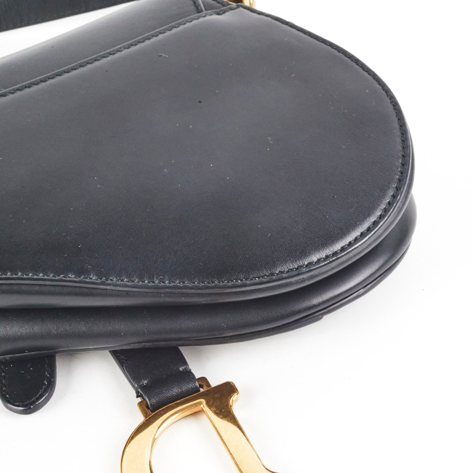 Christian Dior Mini Saddle Black