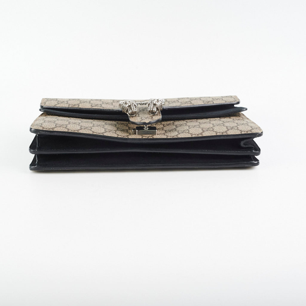 Gucci Medium Black Monogram Dionysus