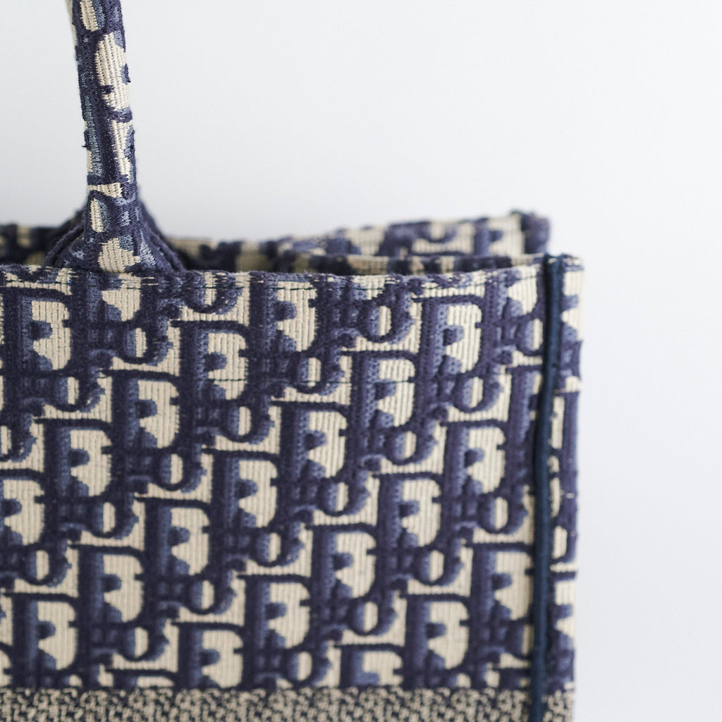 Christian Dior Book Tote Large Navy