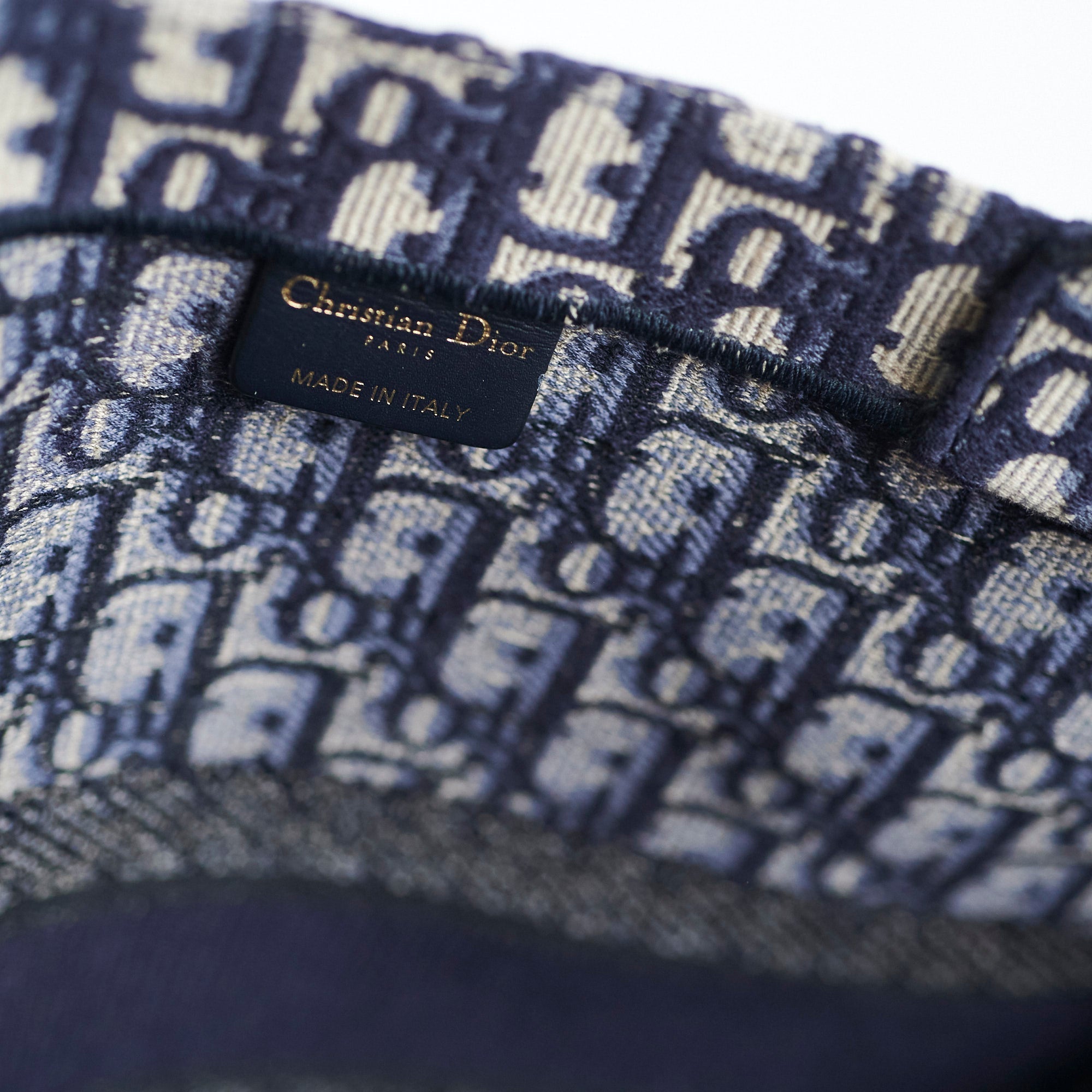 Christian Dior Book Tote Large Navy