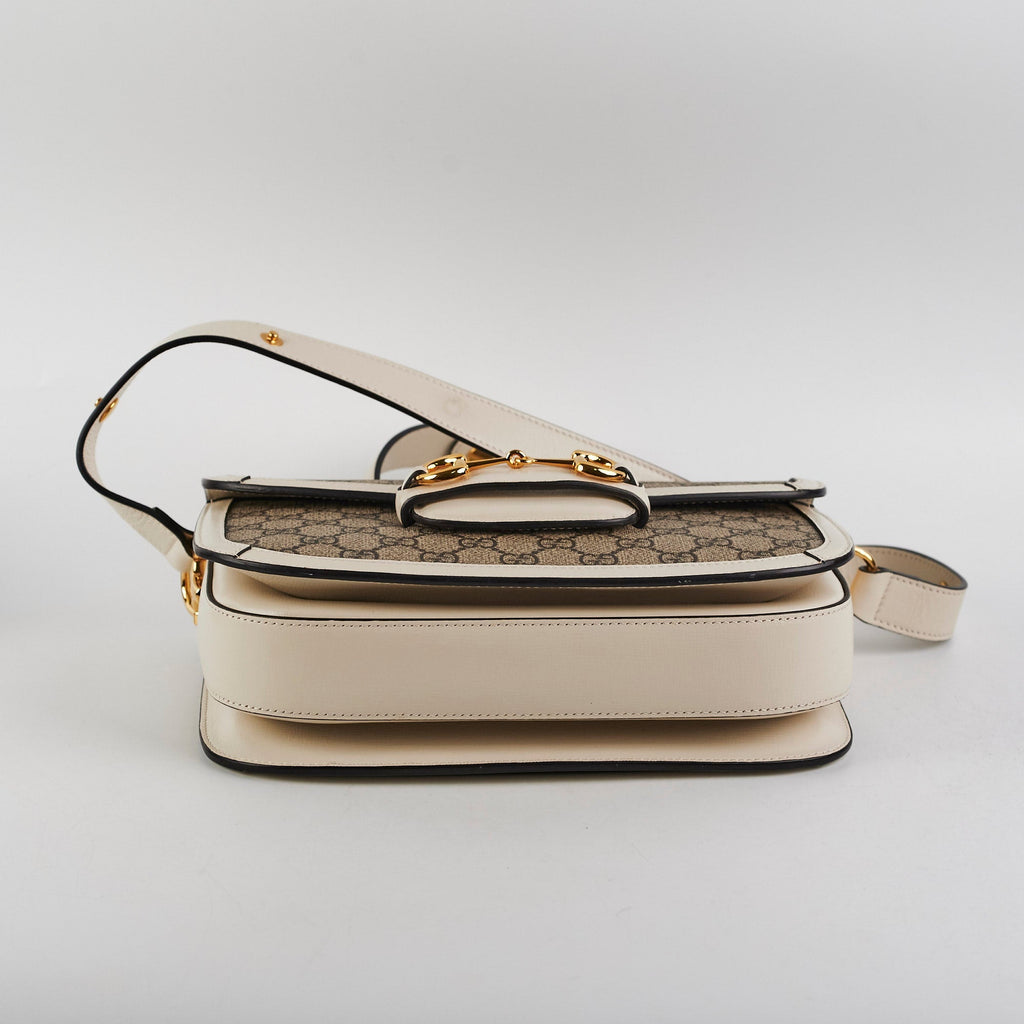Gucci Horsebit 1955 Ivory Shoulder Bag