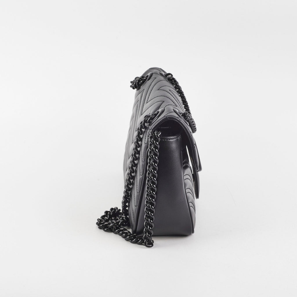 Gucci Marmont Small Black Shoulder Bag