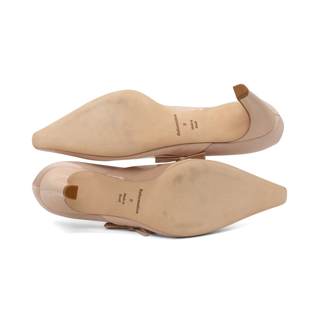 Reformation 'Neve Bow' Pumps - Women's 8