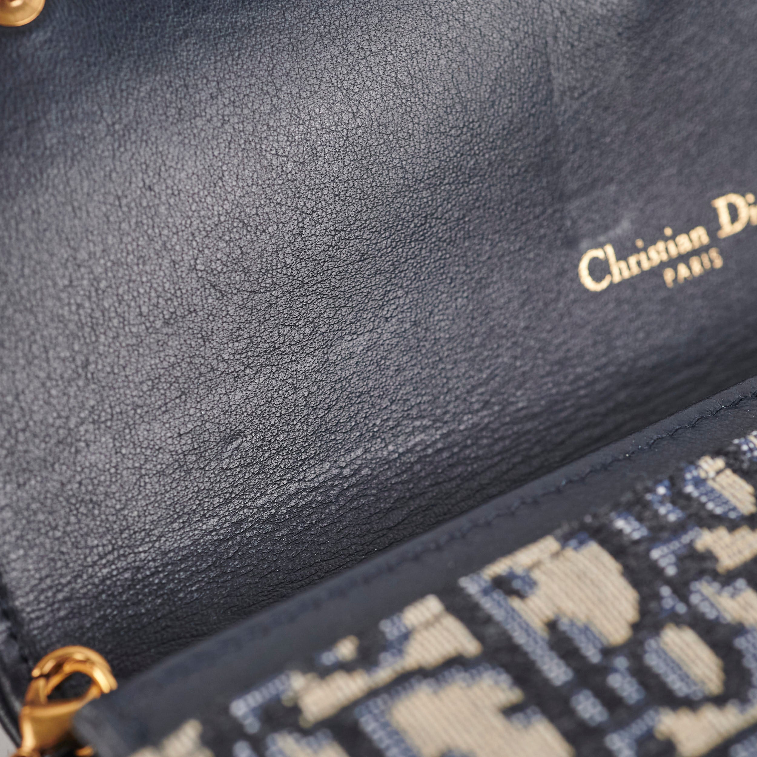 Christian Dior Long Saddle Wallet On Chain WOC