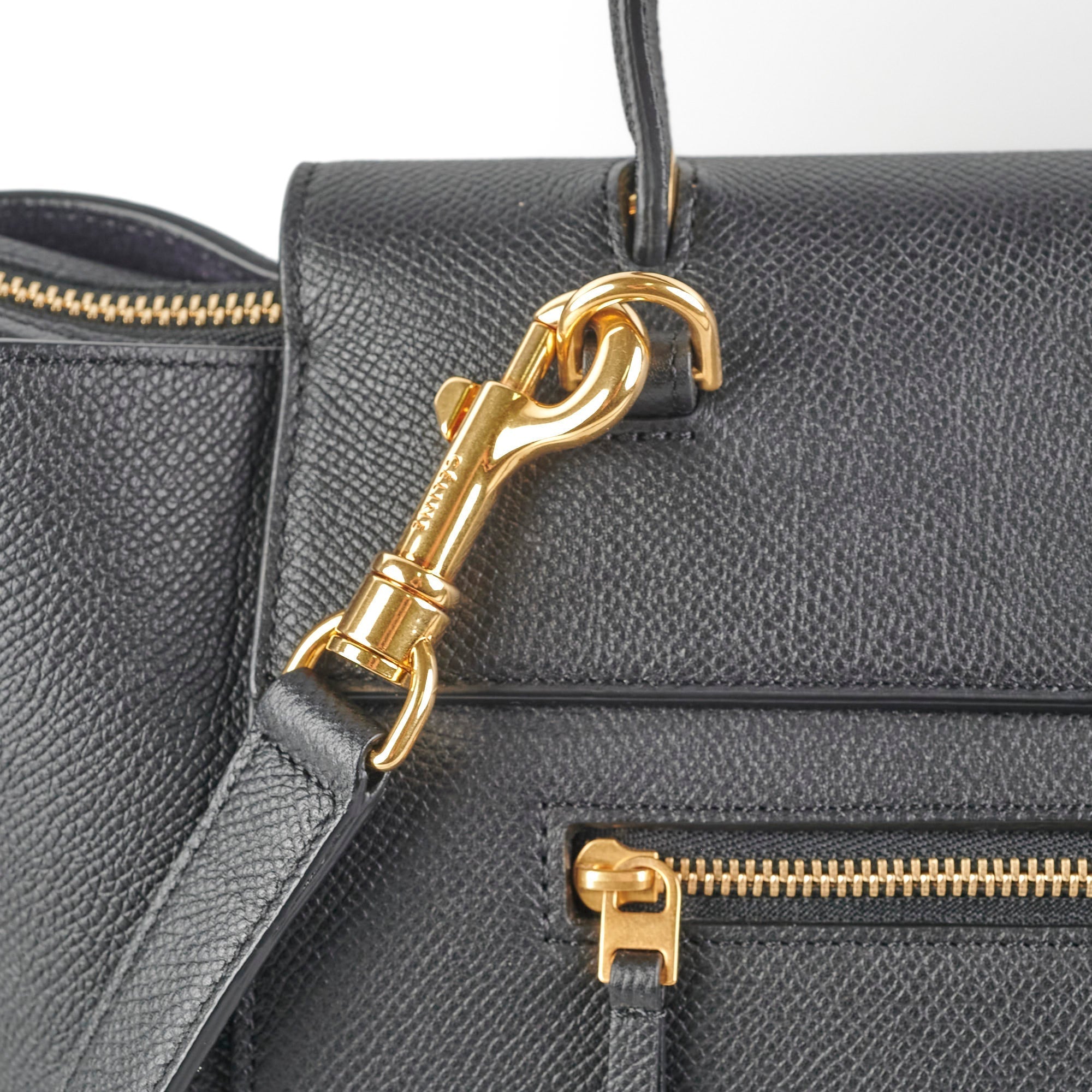 ITEM 7 - Celine Mini Belt Bag Black