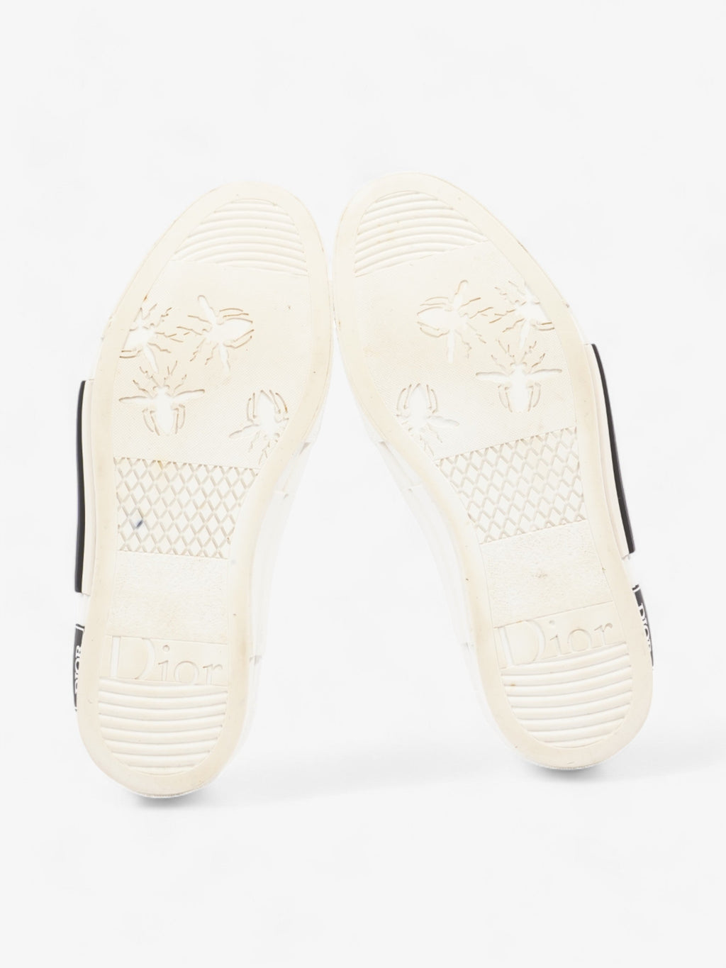 Christian Dior B23 High Tops White / Grey Oblique  Mesh EU 38 UK 5