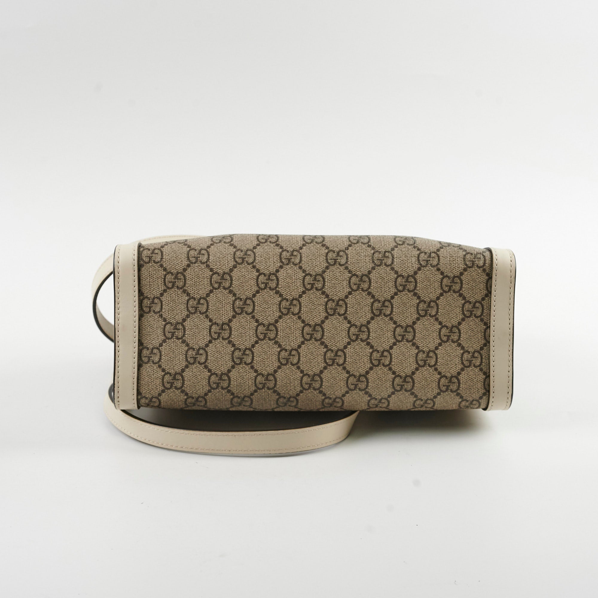 Deal of The Week - Gucci Small Padlock Shoulder Bag GG Supreme/White