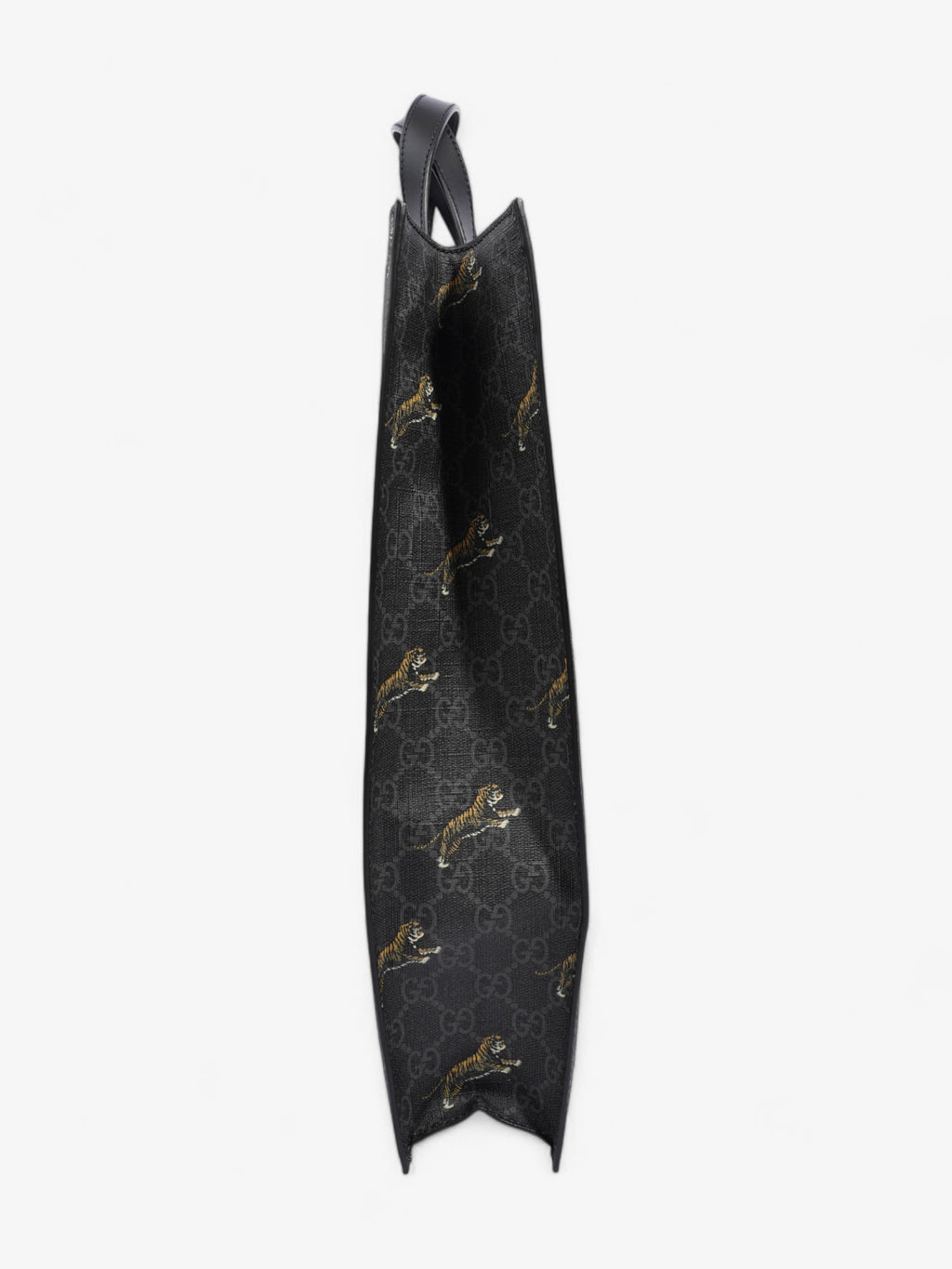 Gucci Bestiary Tote in Tiger Black Coated Canvas