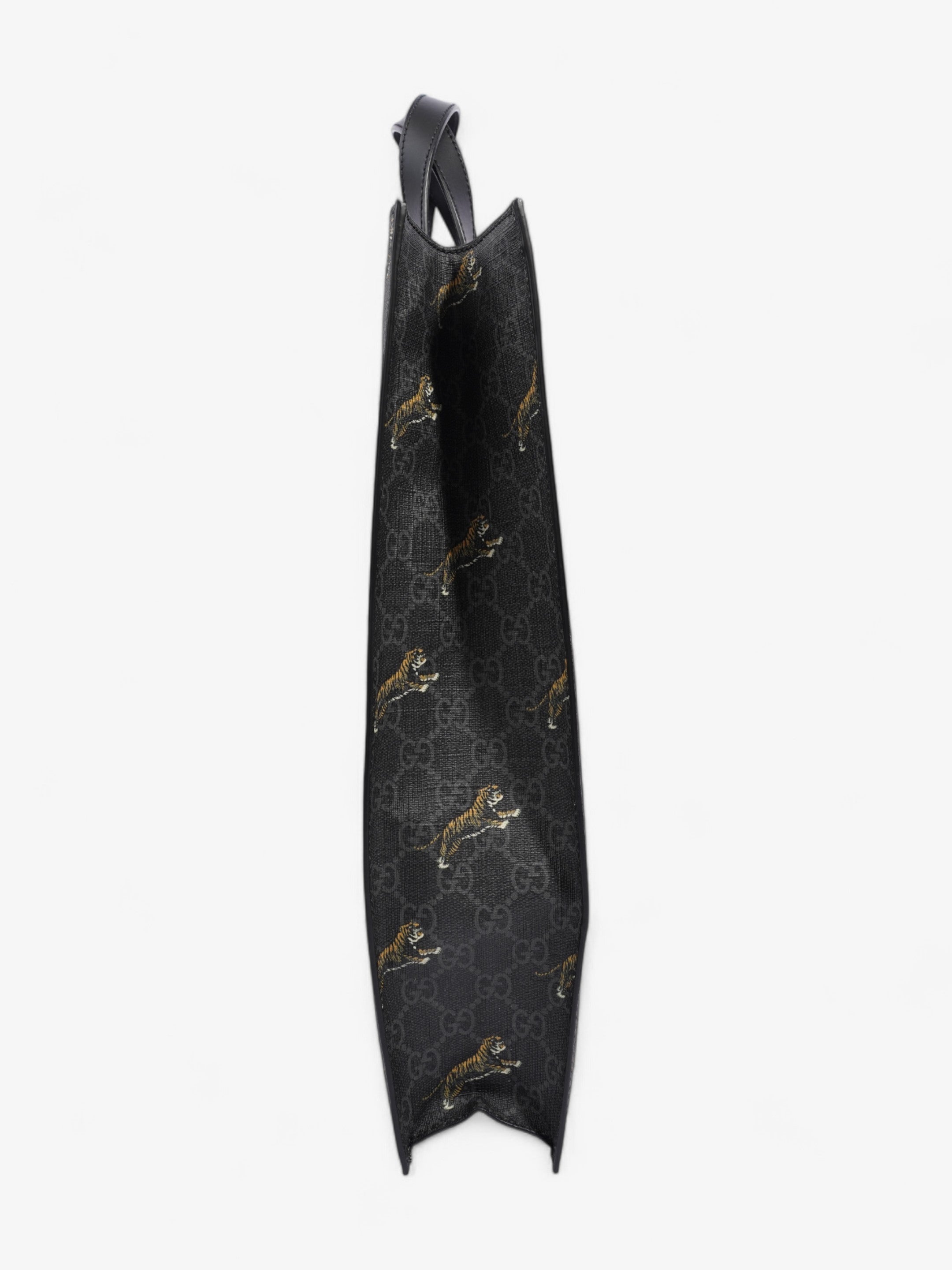 Gucci Bestiary Tote in Tiger Black Coated Canvas