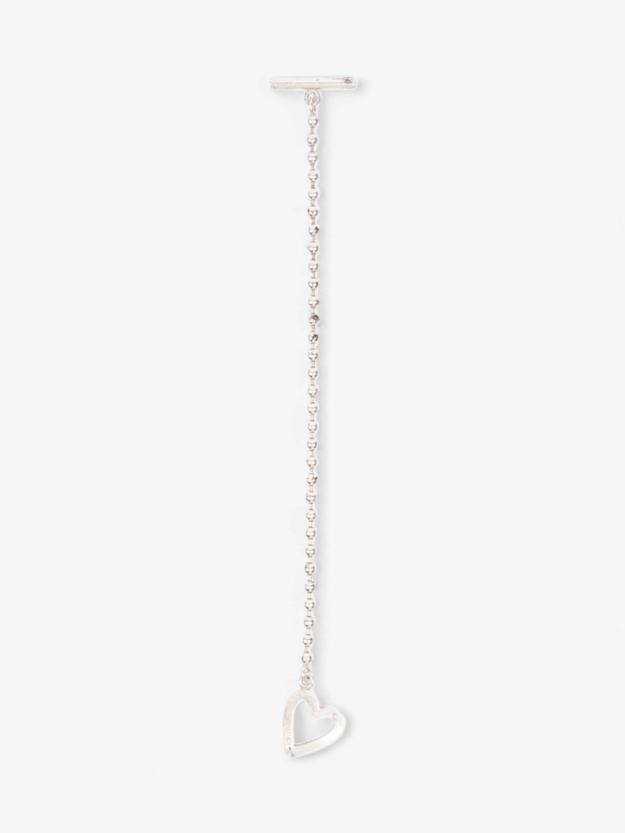 Gucci Heart Bracelet Silver Silver Sterling
