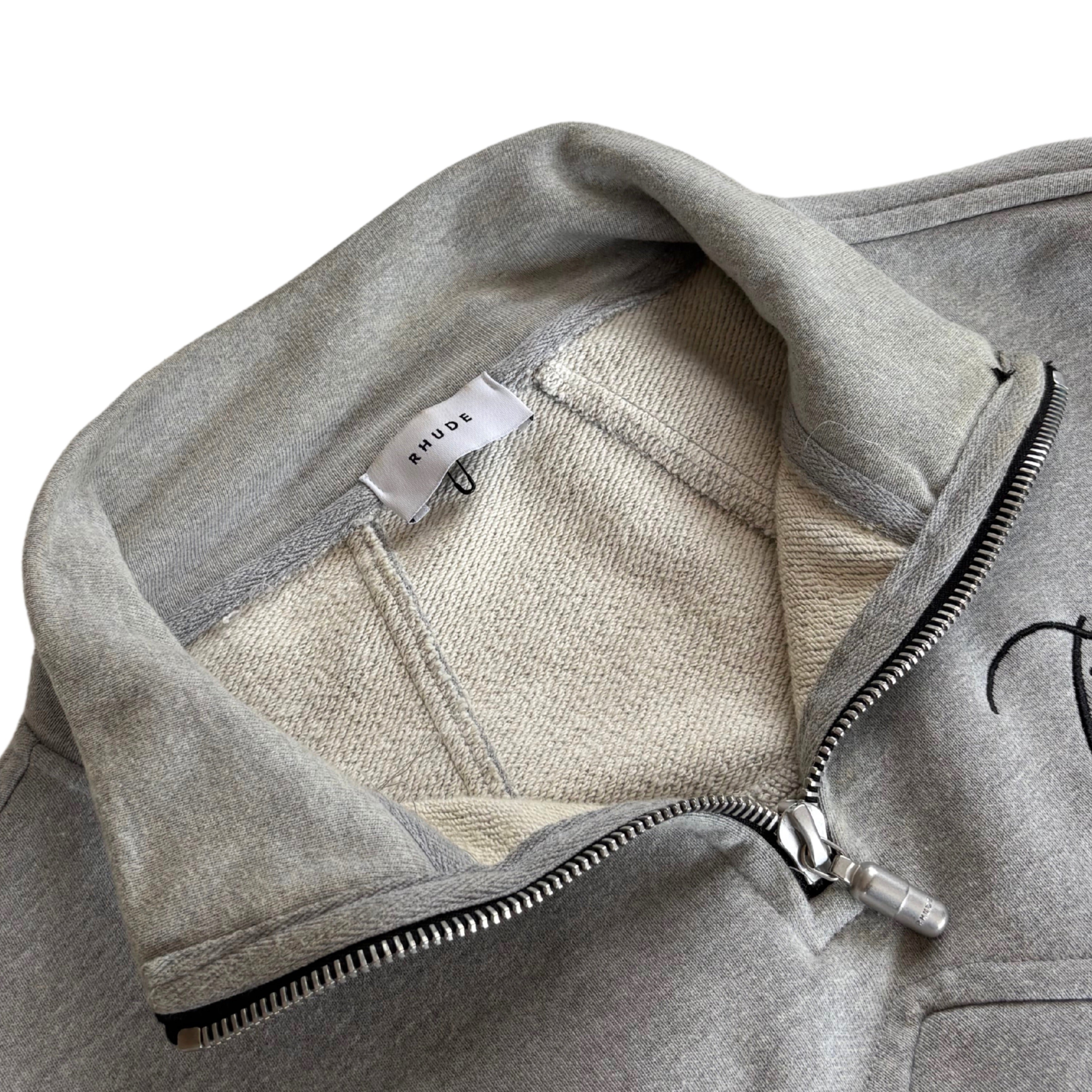 Rhude Logo Zip Sweatshirt - Men's M