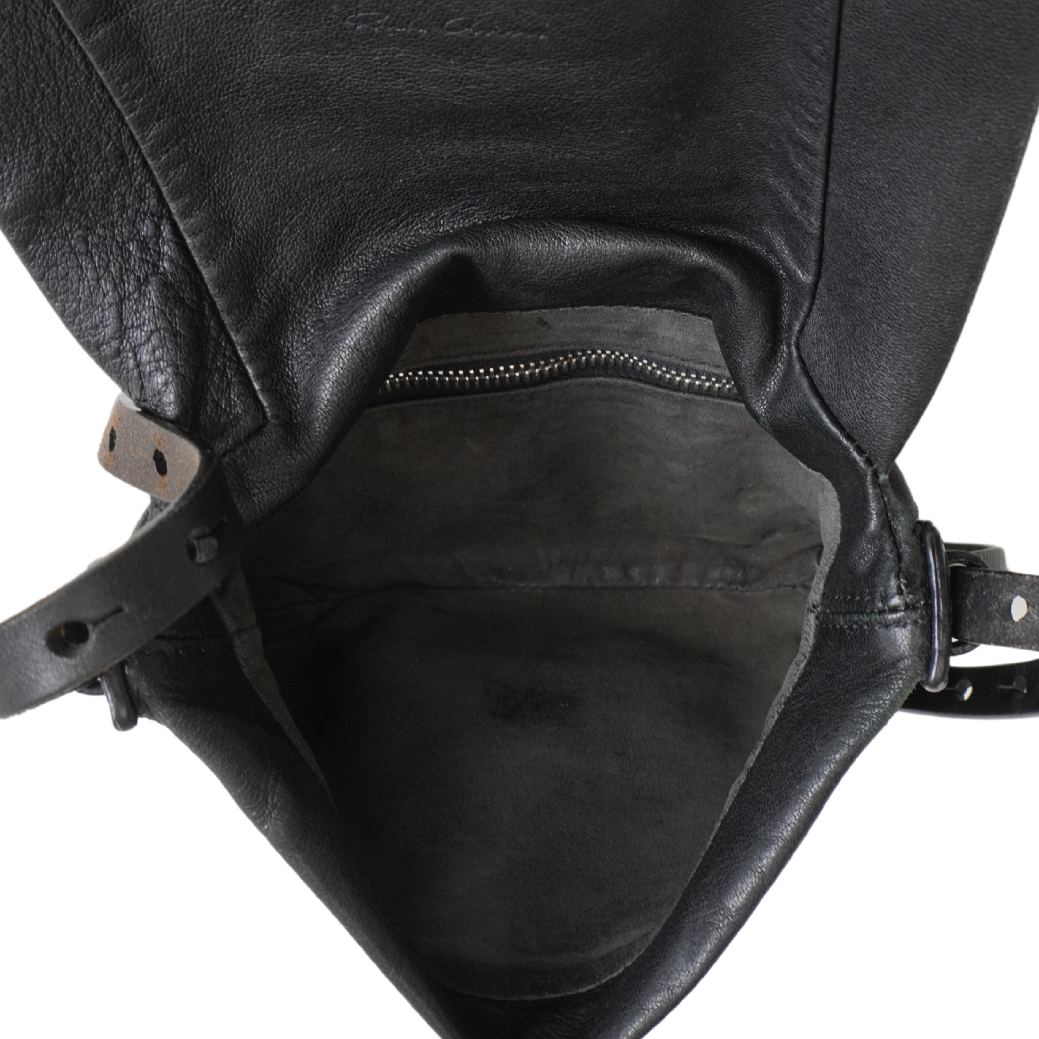 Rick Owens Leather Crossbody Bag