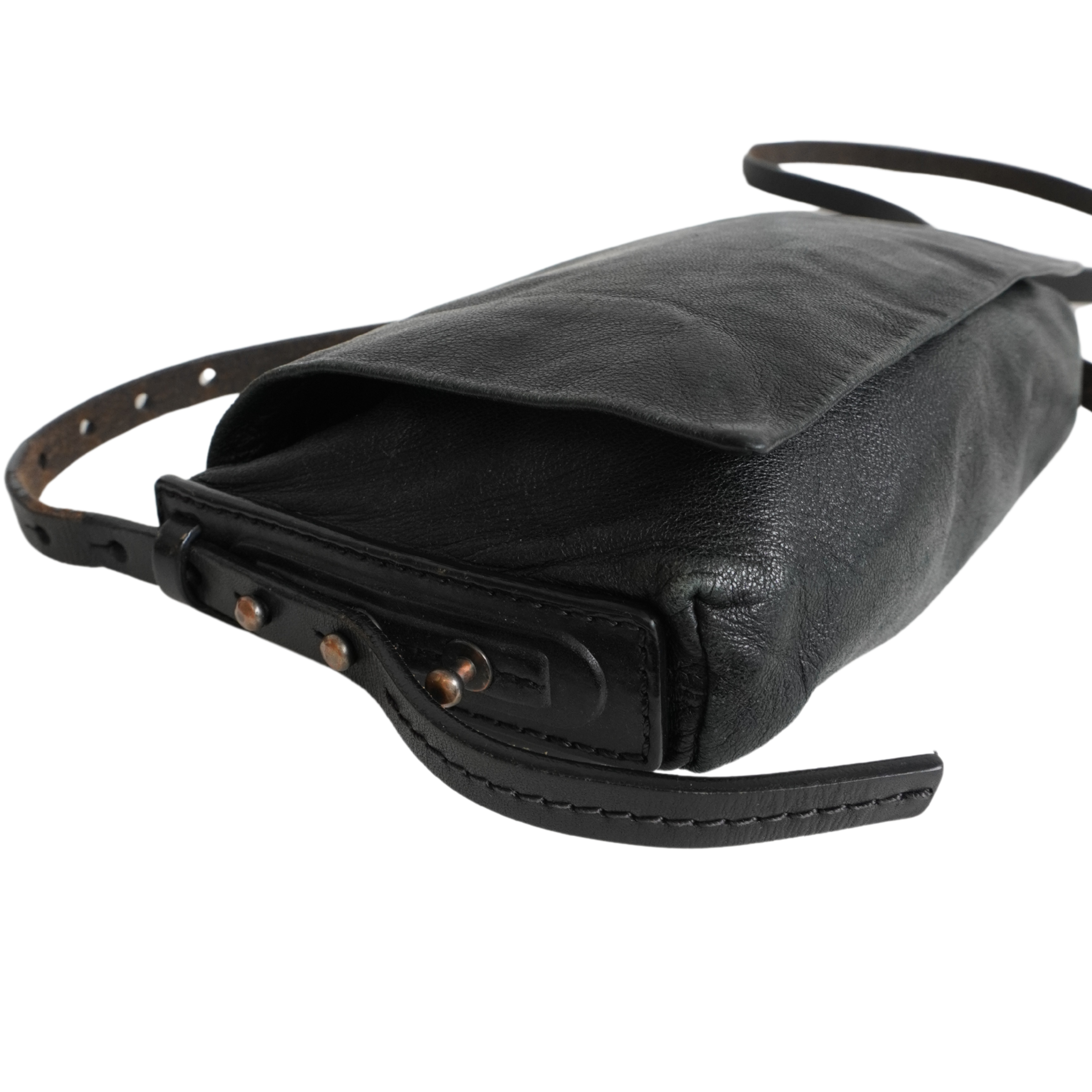 Rick Owens Leather Crossbody Bag