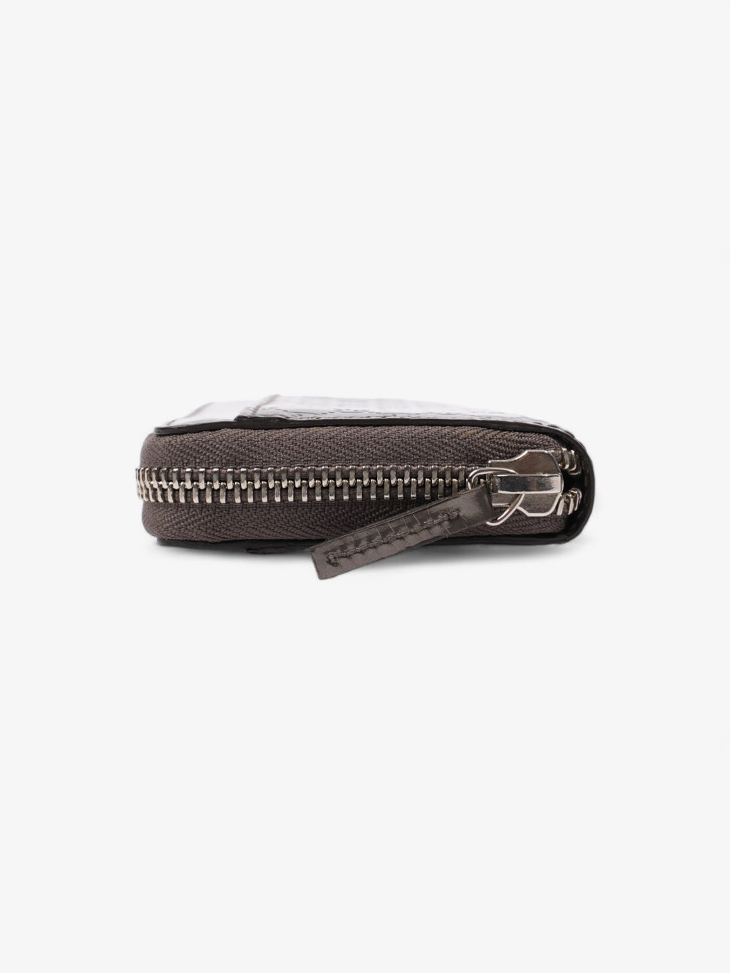 Gucci Microguccissima Compact Wallet Grey Patent Leather