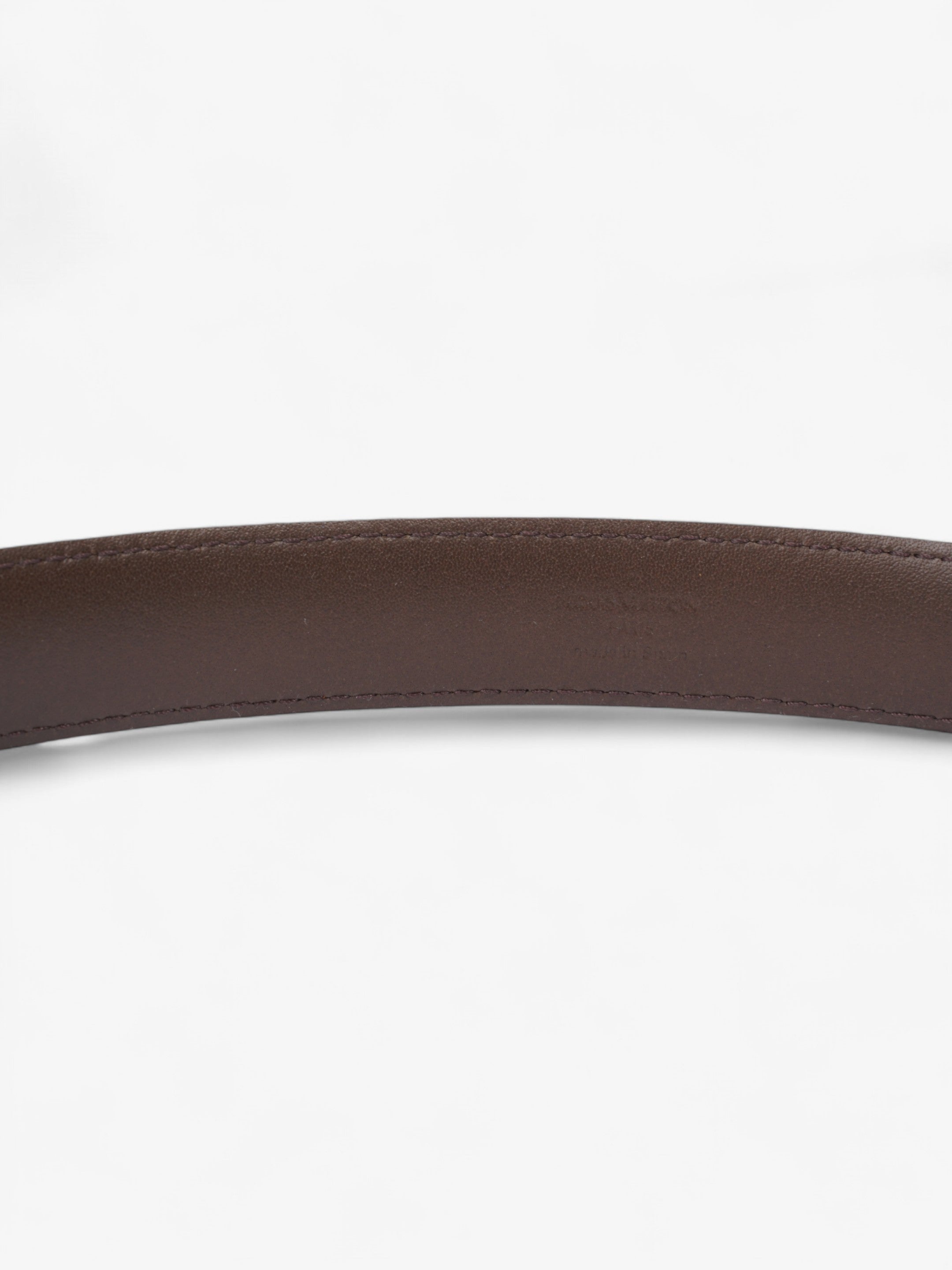 Louis Vuitton LV Iconic Belt Damier Ebene / Gold Leather 85cm / 34"