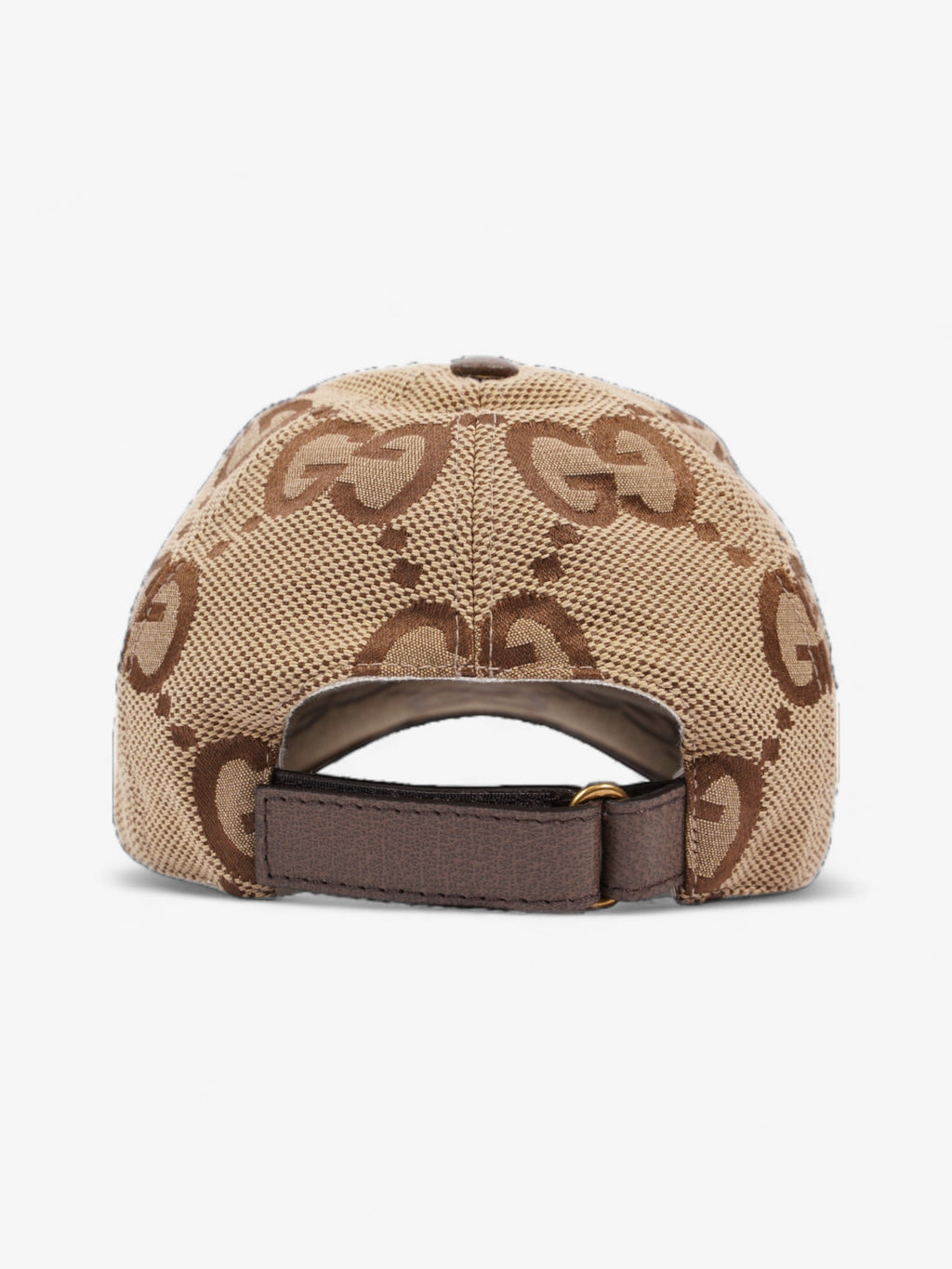 Gucci Jumbo GG Baseball Hat Camel / Ebony Cotton XS