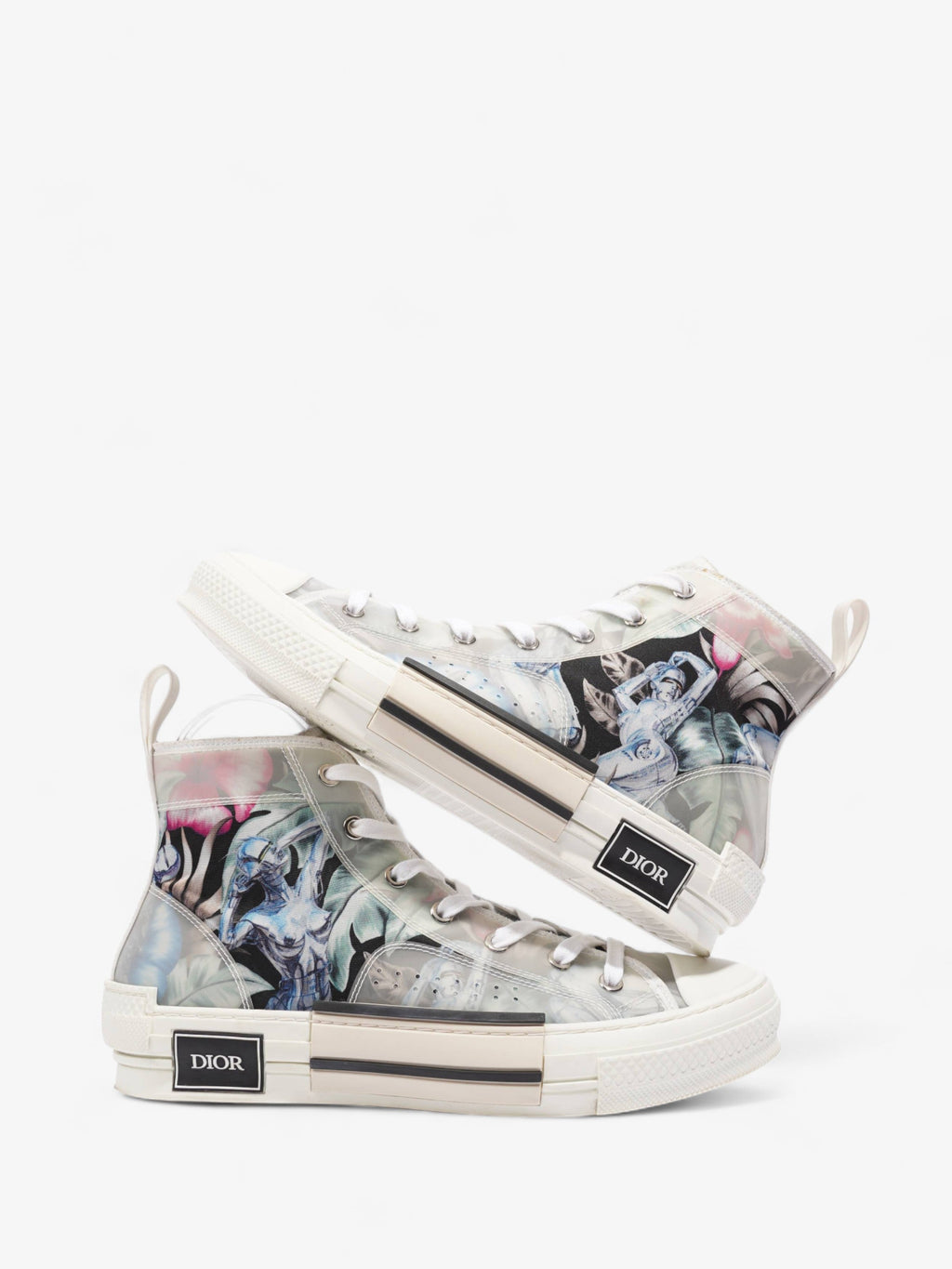 Christian Dior B23 High-top Multicolour / White Canvas EU 40 UK 6