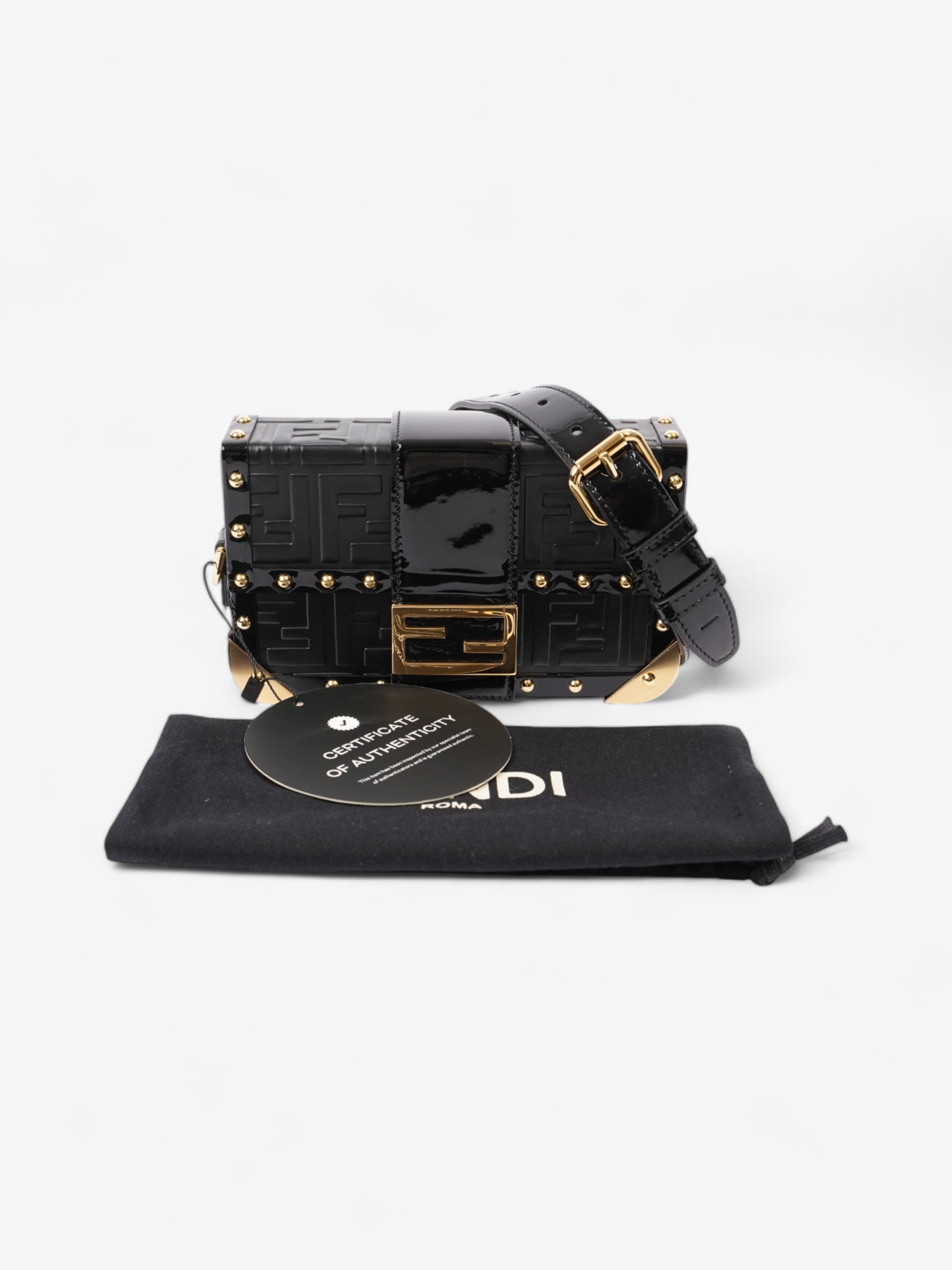Fendi Fendi truck Black Patent Leather Mini