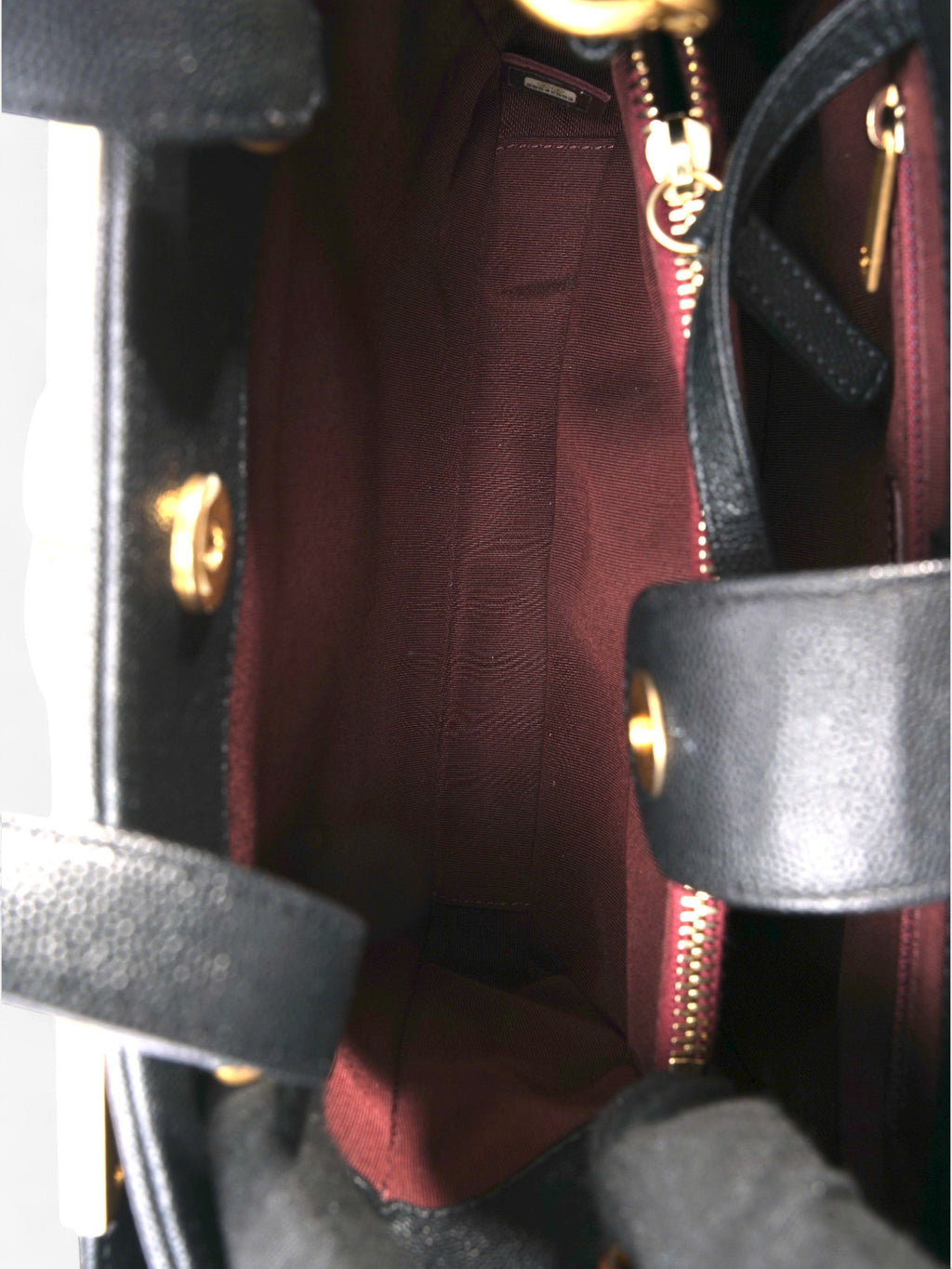 Chanel Framed Business Affinity Bag Black Caviar Leather