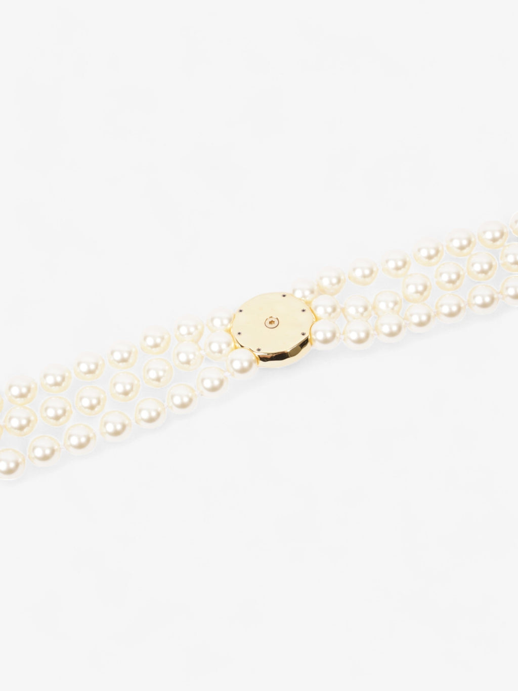 Chanel CC Pearl Chocker Gold / Pearl Base Metal
