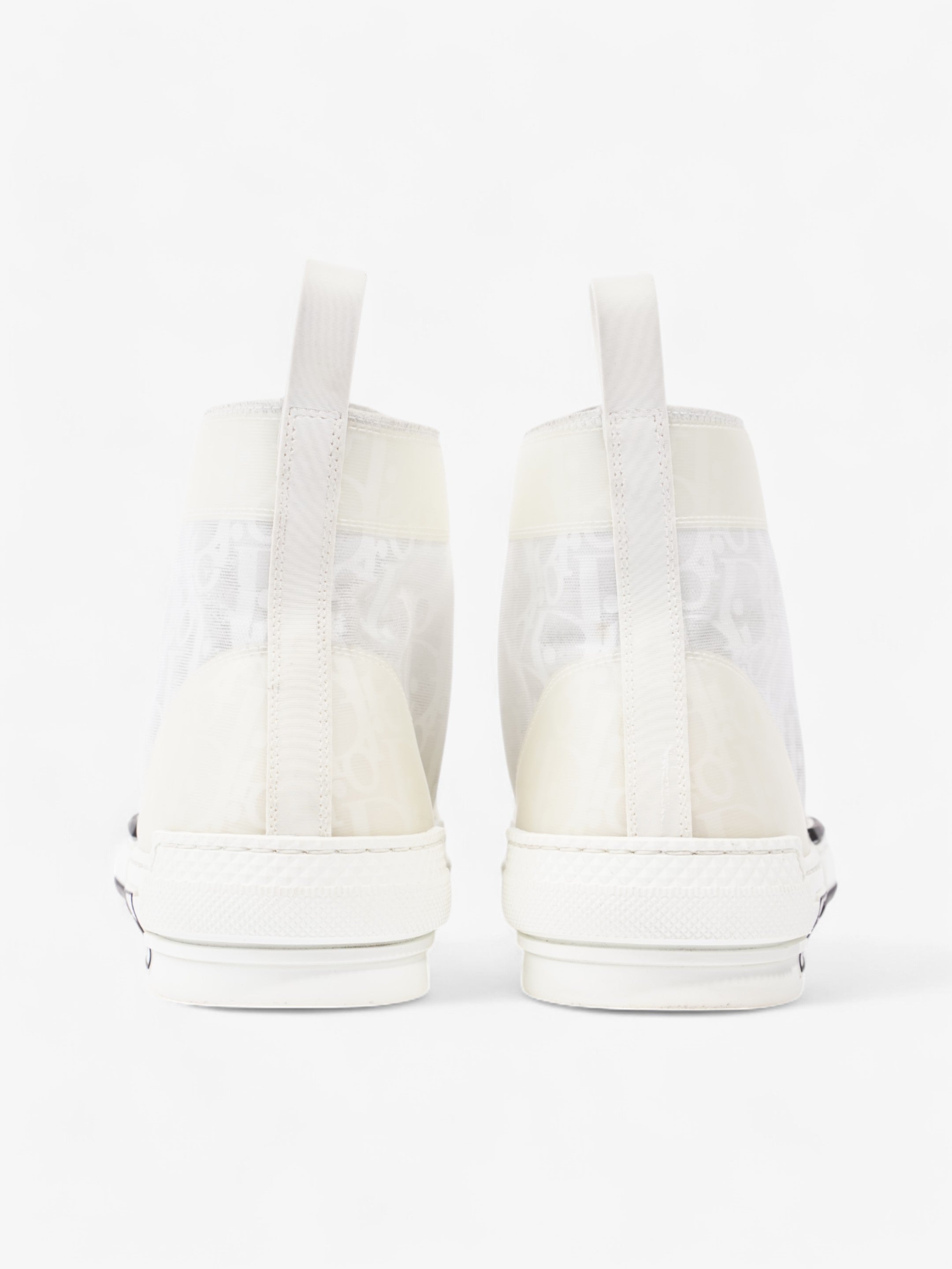 Christian Dior B23 High Top White Canvas EU 43.5 UK 9.5
