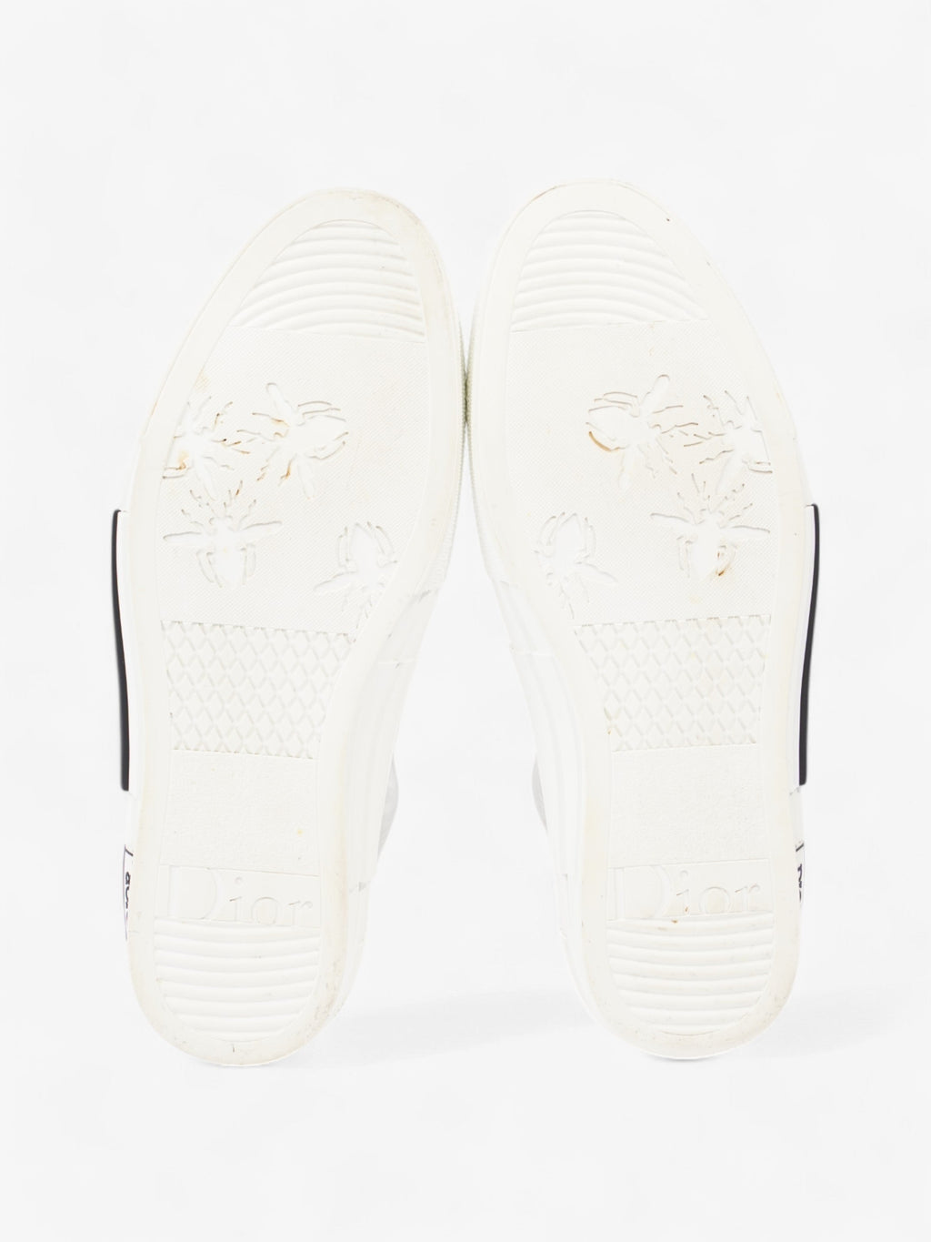 Christian Dior B23 High Top White Canvas EU 43.5 UK 9.5
