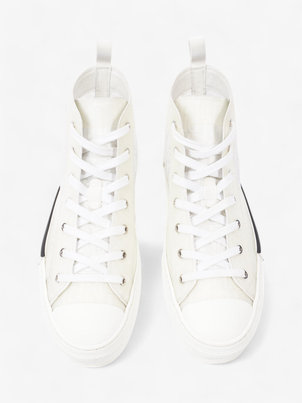 Christian Dior B23 High Top White Canvas EU 43.5 UK 9.5