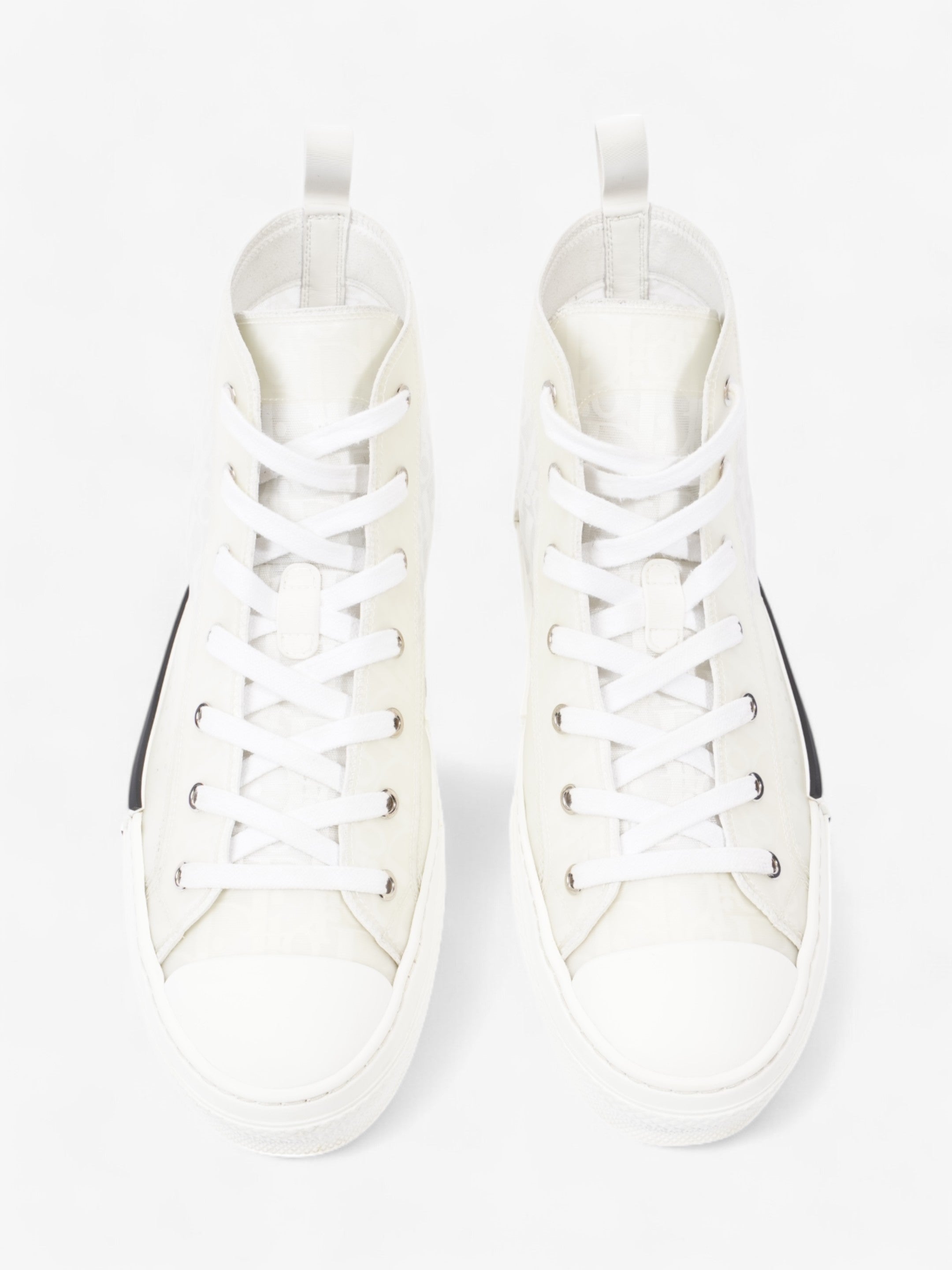 Christian Dior B23 High Top White Canvas EU 43.5 UK 9.5