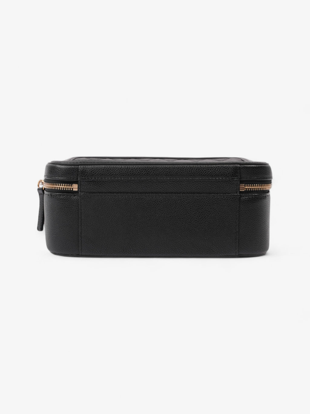 Chanel CC Vanity Case Black Caviar Leather