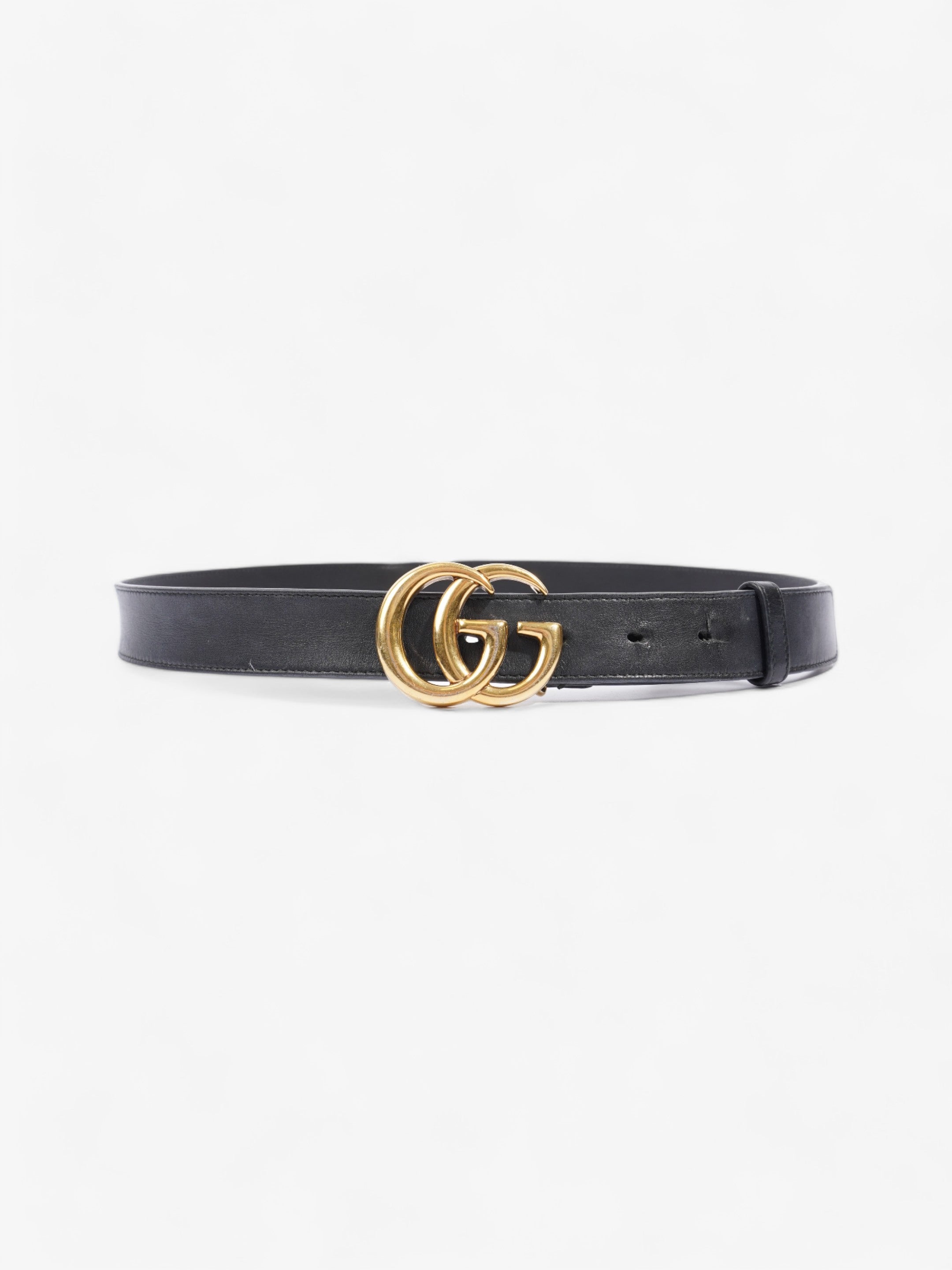 Gucci GG Marmont Belt Black Leather 90cm 36"