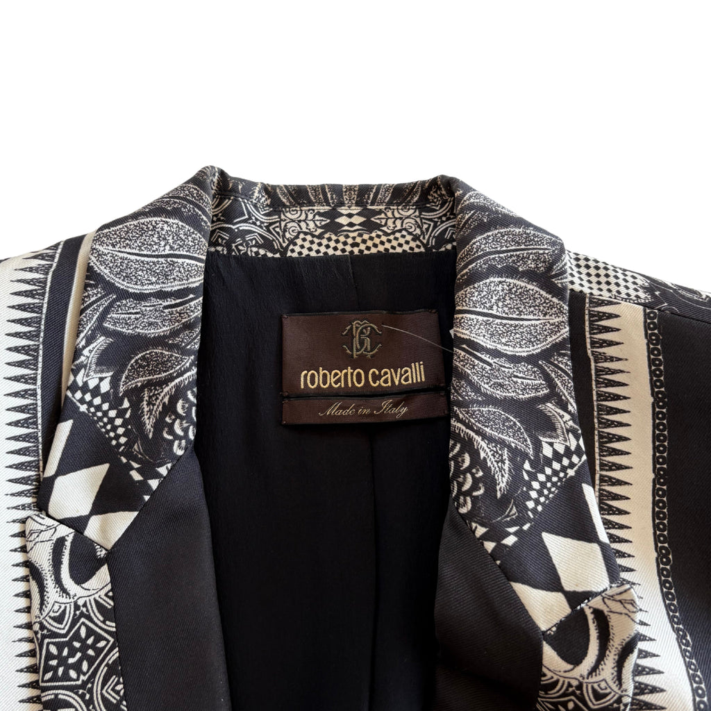Roberto Cavalli Printed Blazer - Women's 44