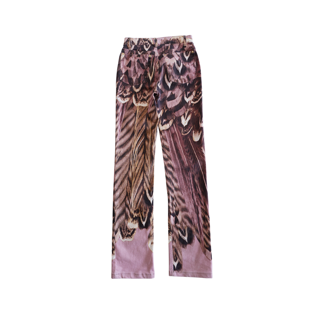 Roberto Cavalli Feather Jeans - Women's 38