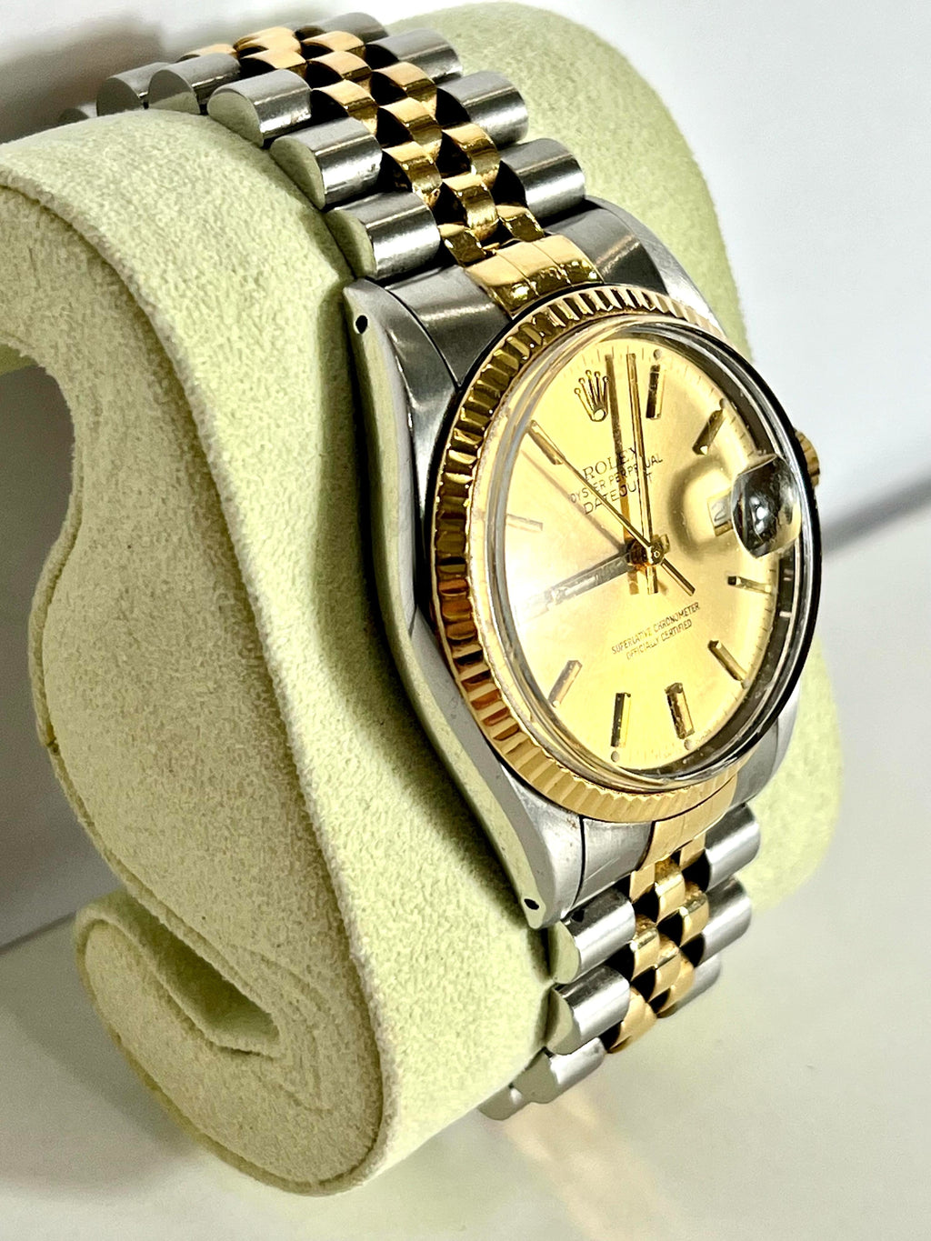 ROLEX DATEJUST 16013 36MM TWO-TONE WATCH