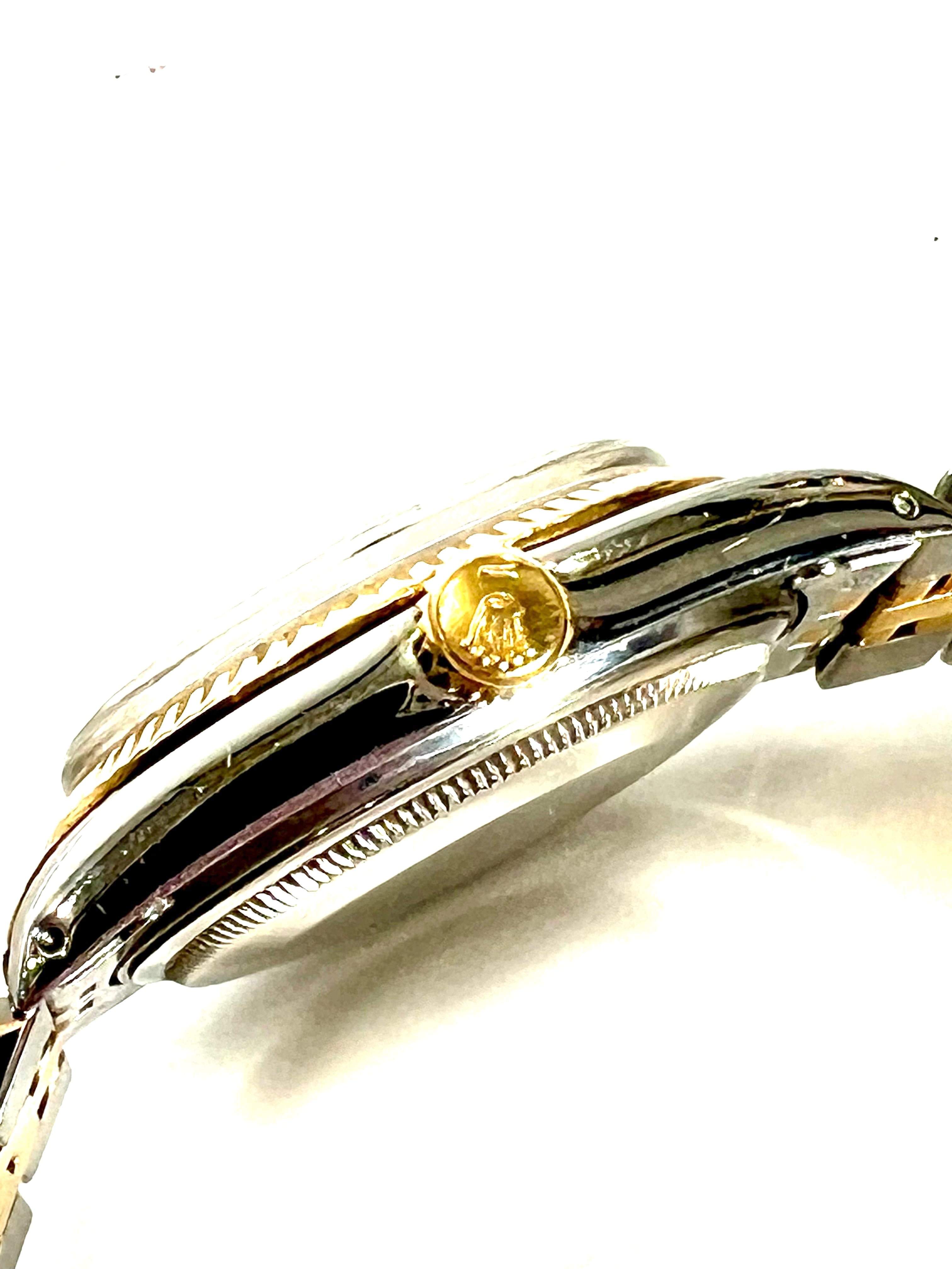 ROLEX DATEJUST 16013 36MM TWO-TONE WATCH