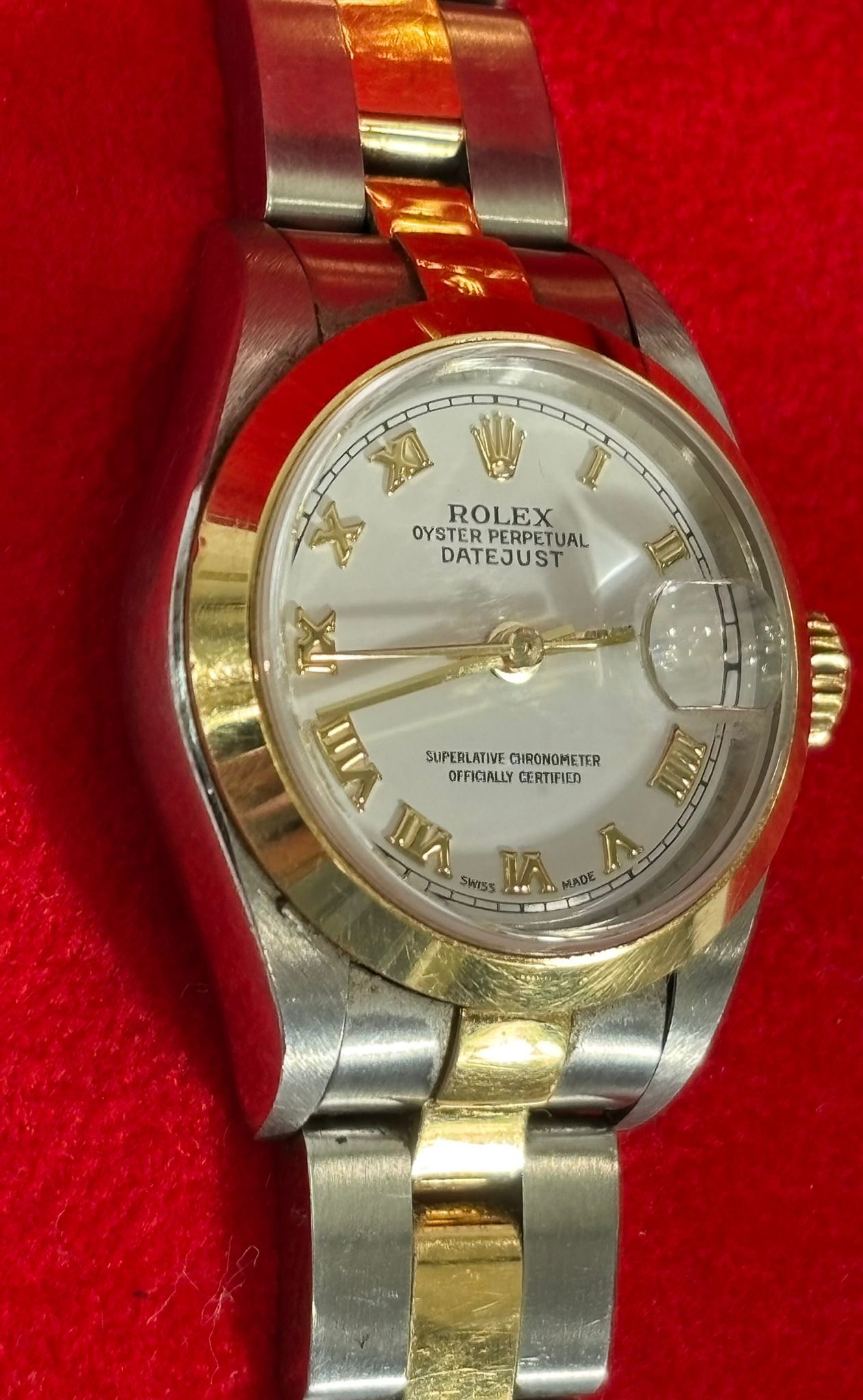 ROLEX 2001 DATEJUST 26MM TWO-TONE OYSTER BAND WATCH