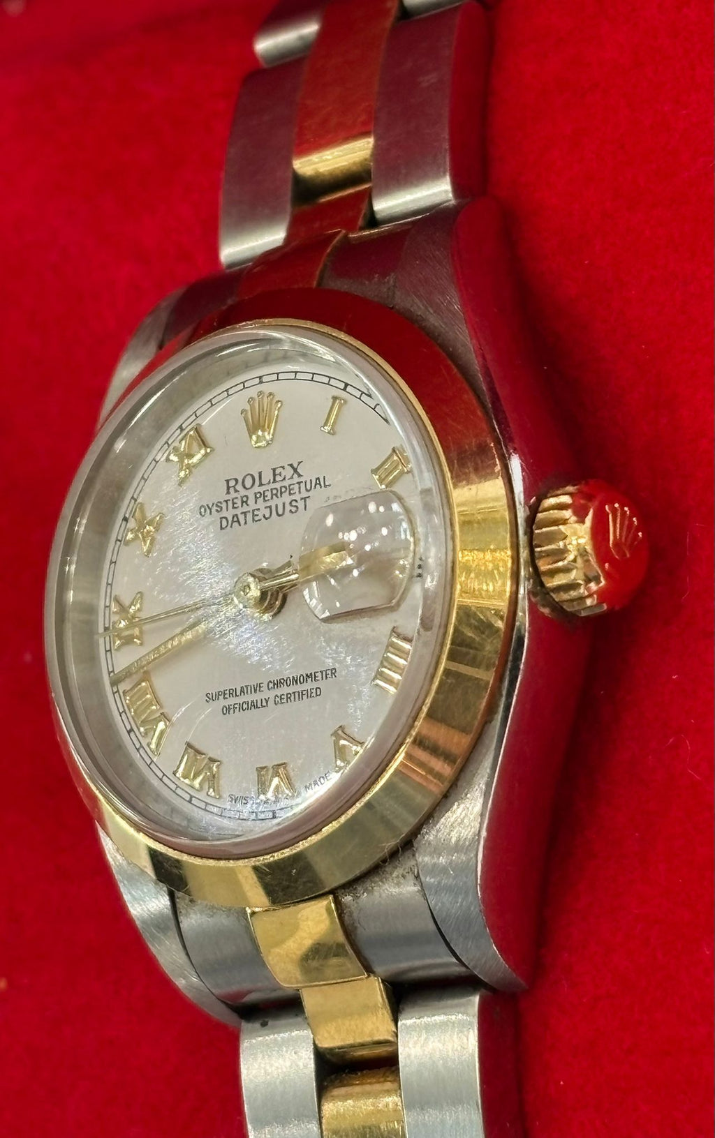 ROLEX 2001 DATEJUST 26MM TWO-TONE OYSTER BAND WATCH