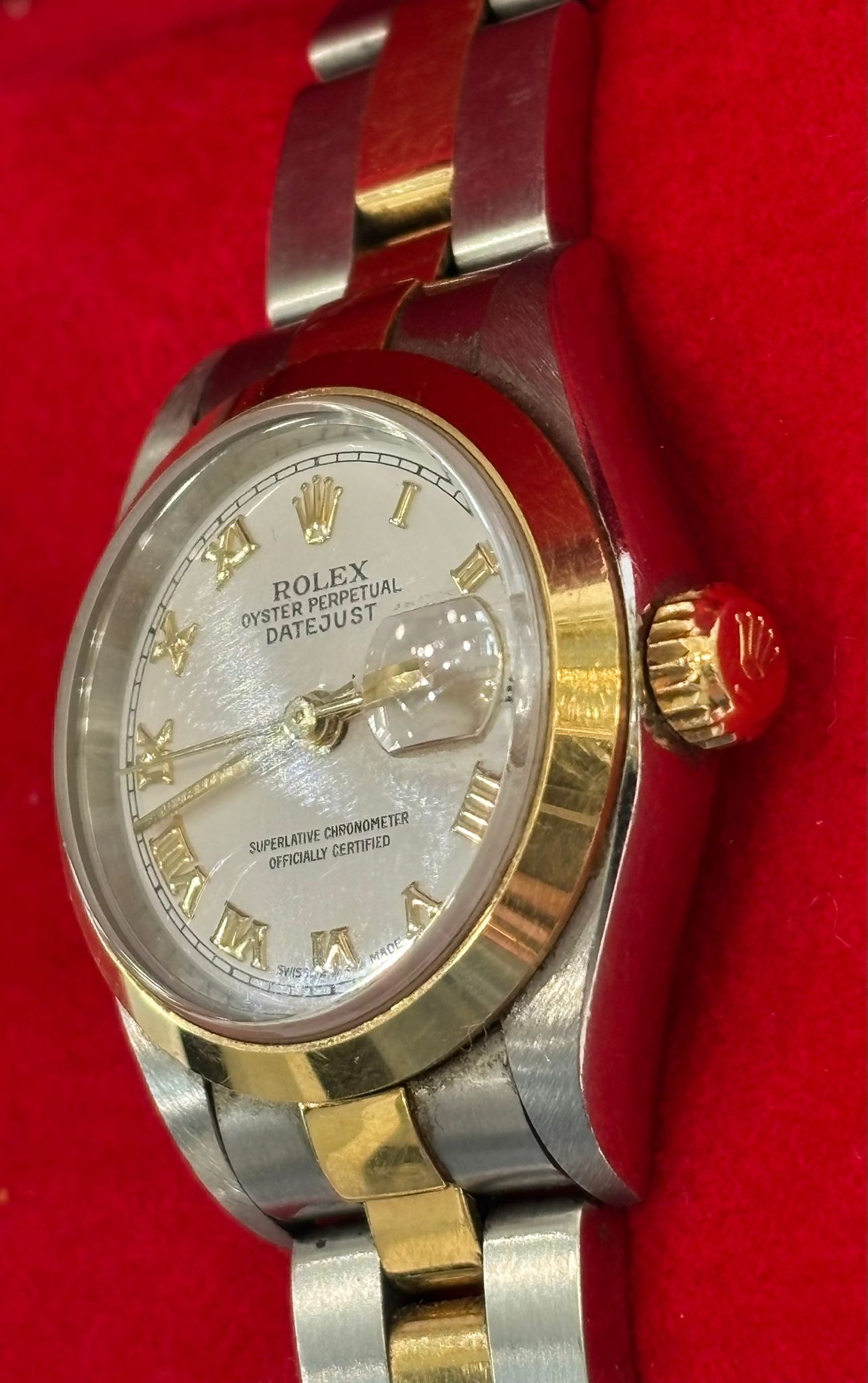 ROLEX 2001 DATEJUST 26MM TWO-TONE OYSTER BAND WATCH