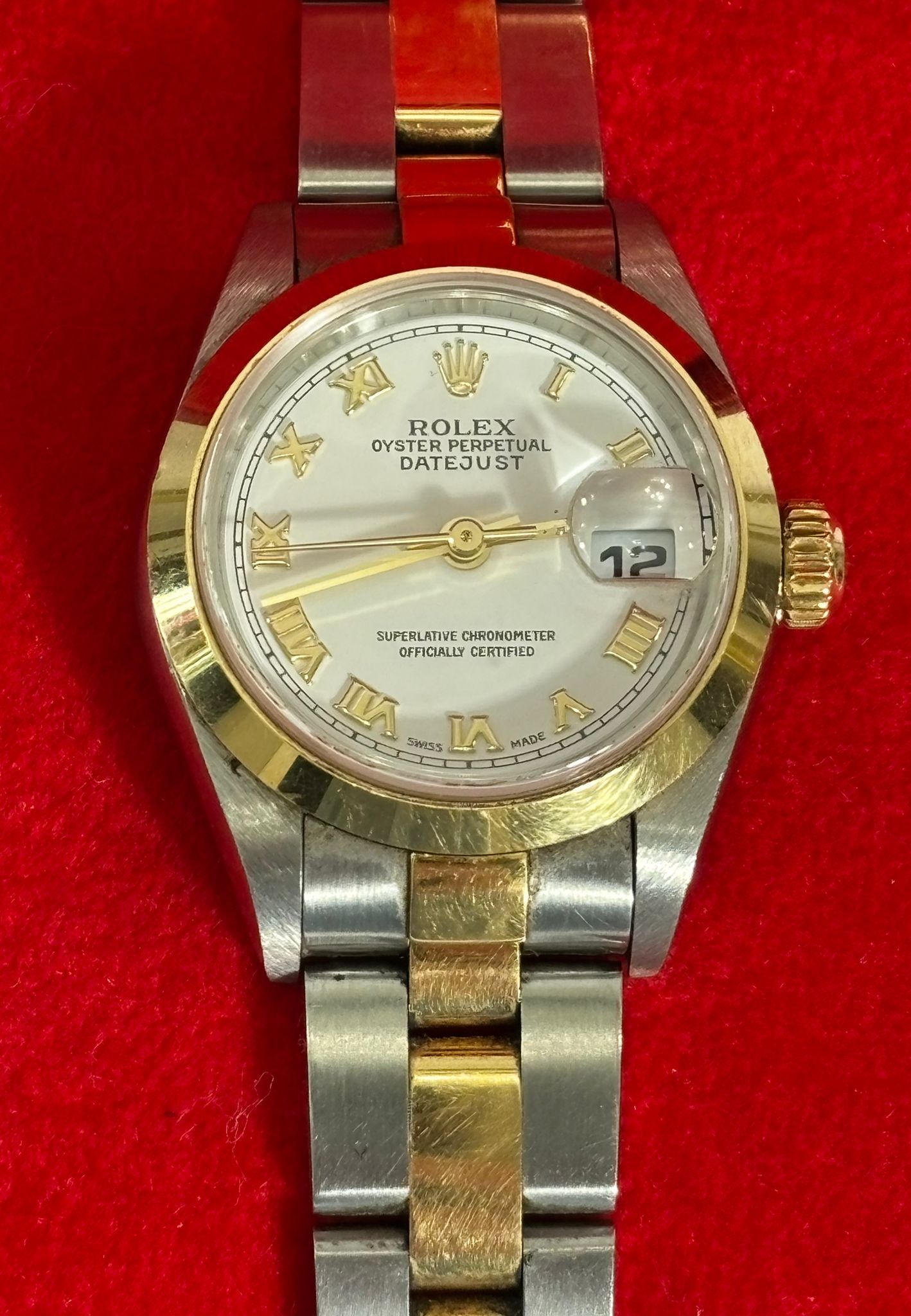 ROLEX 2001 DATEJUST 26MM TWO-TONE OYSTER BAND WATCH