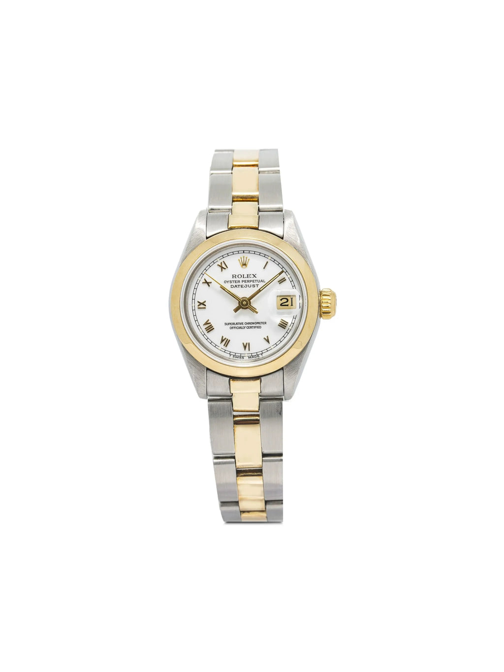 ROLEX 2001 DATEJUST 26MM TWO-TONE OYSTER BAND WATCH