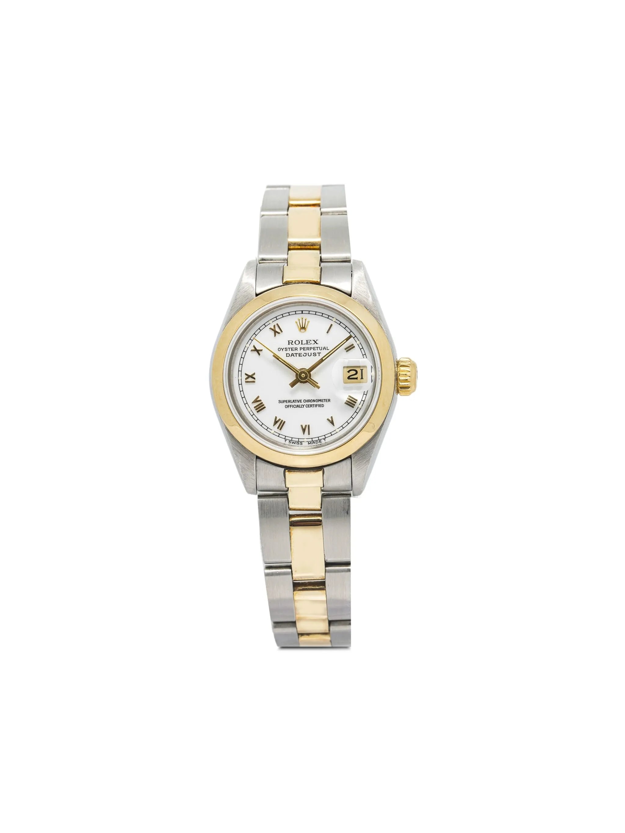 ROLEX 2001 DATEJUST 26MM TWO-TONE OYSTER BAND WATCH