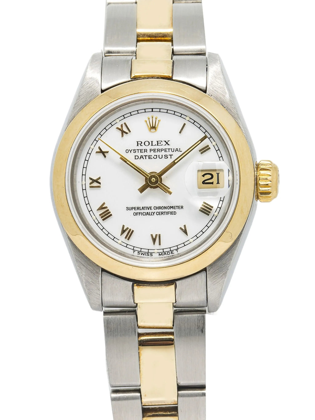ROLEX 2001 DATEJUST 26MM TWO-TONE OYSTER BAND WATCH