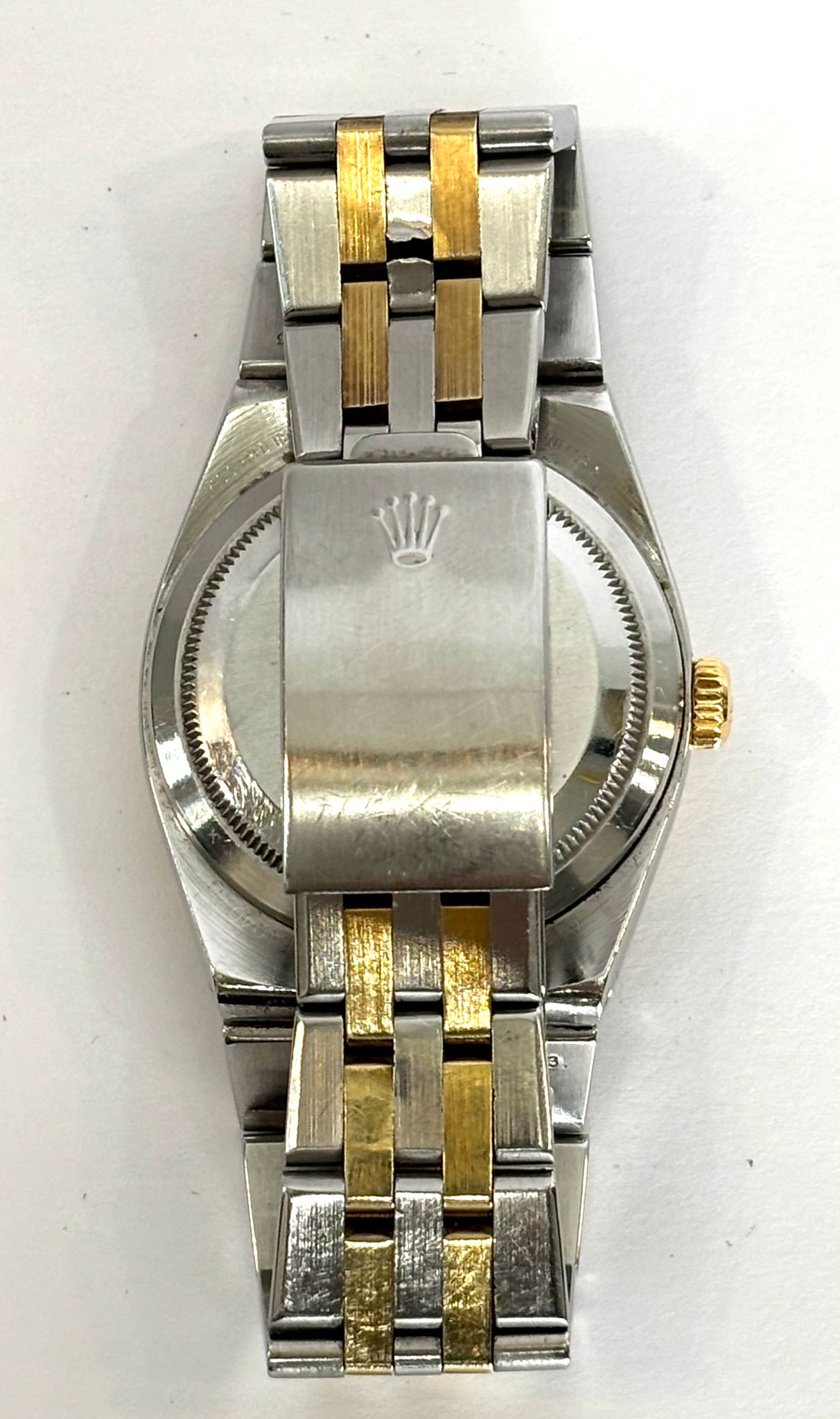 ROLEX DATEJUST 17013 18K & STEEL 36MM QUARTZ WATCH